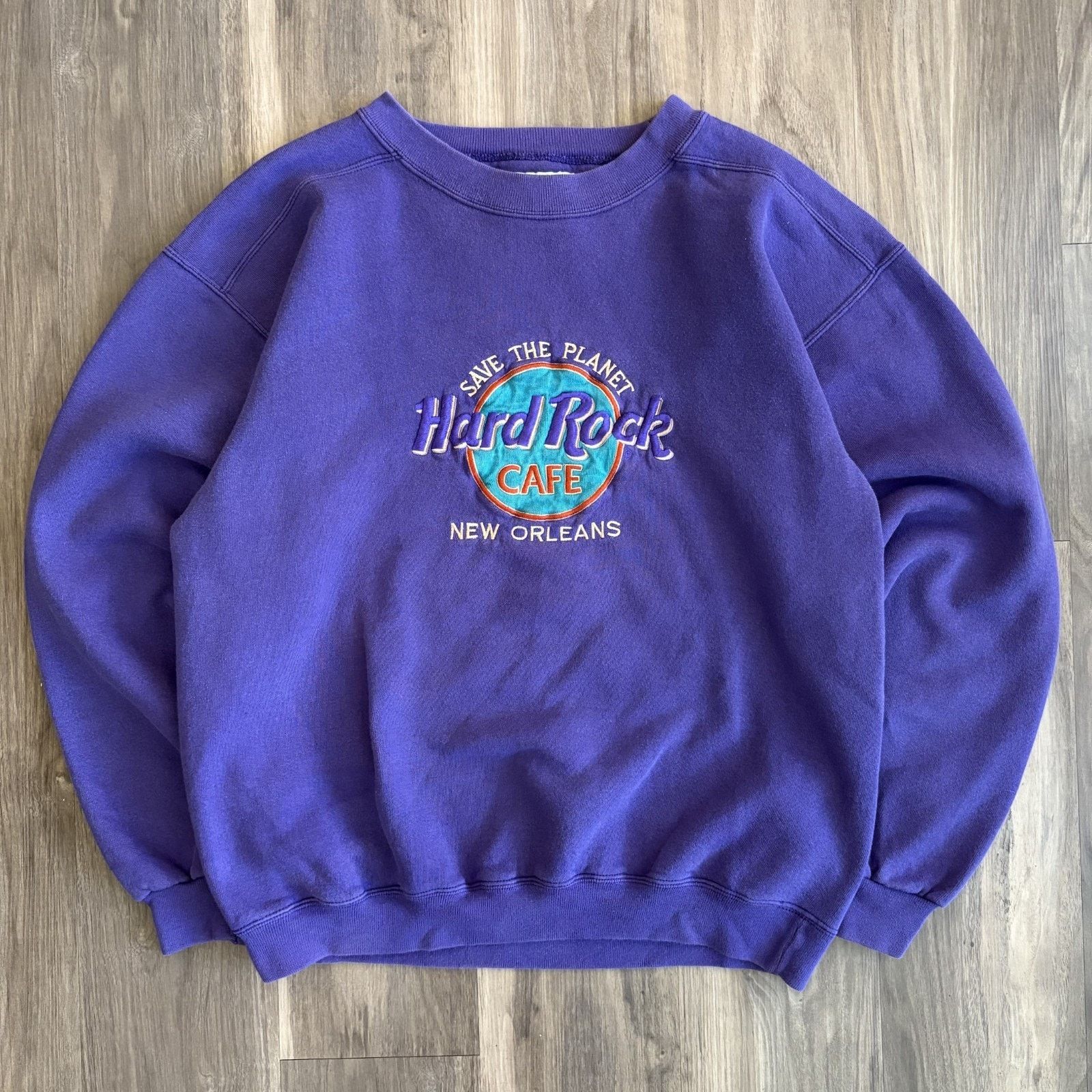Hard Rock Cafe × Vintage Vintage Hard Rock Cafe Sweatshirt Men's Size M 1990s Size US M / EU 48-50 / 2 - 1 Thumbnail