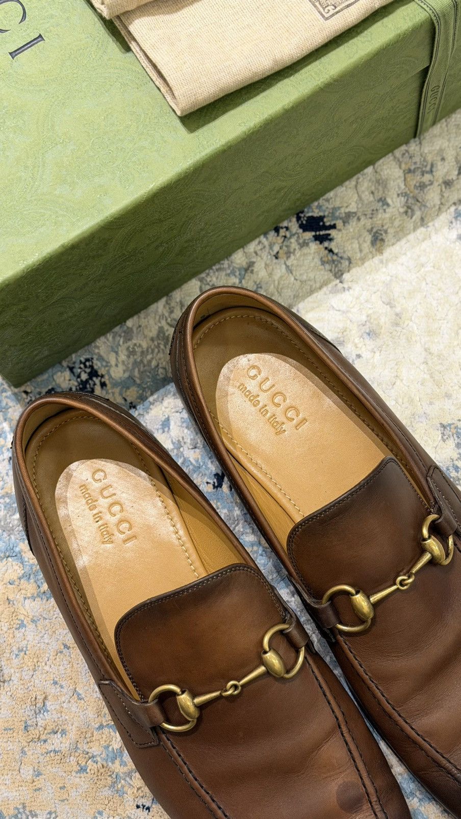 Gucci Authentic Gucci Jordaan Loafer UK10 Size US 10 / EU 43 - 7 Thumbnail