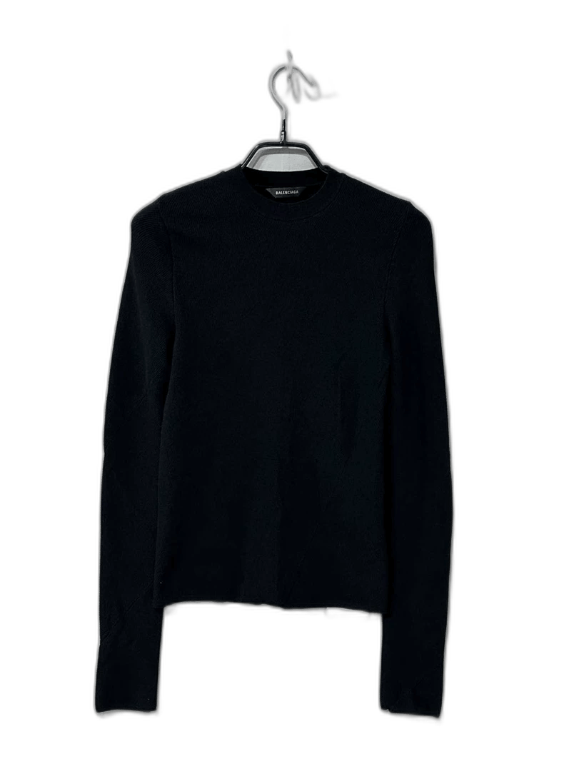Balenciaga Balenciaga Long Sleeve Knit Top Size US L / EU 52-54 / 3 - 1 Thumbnail
