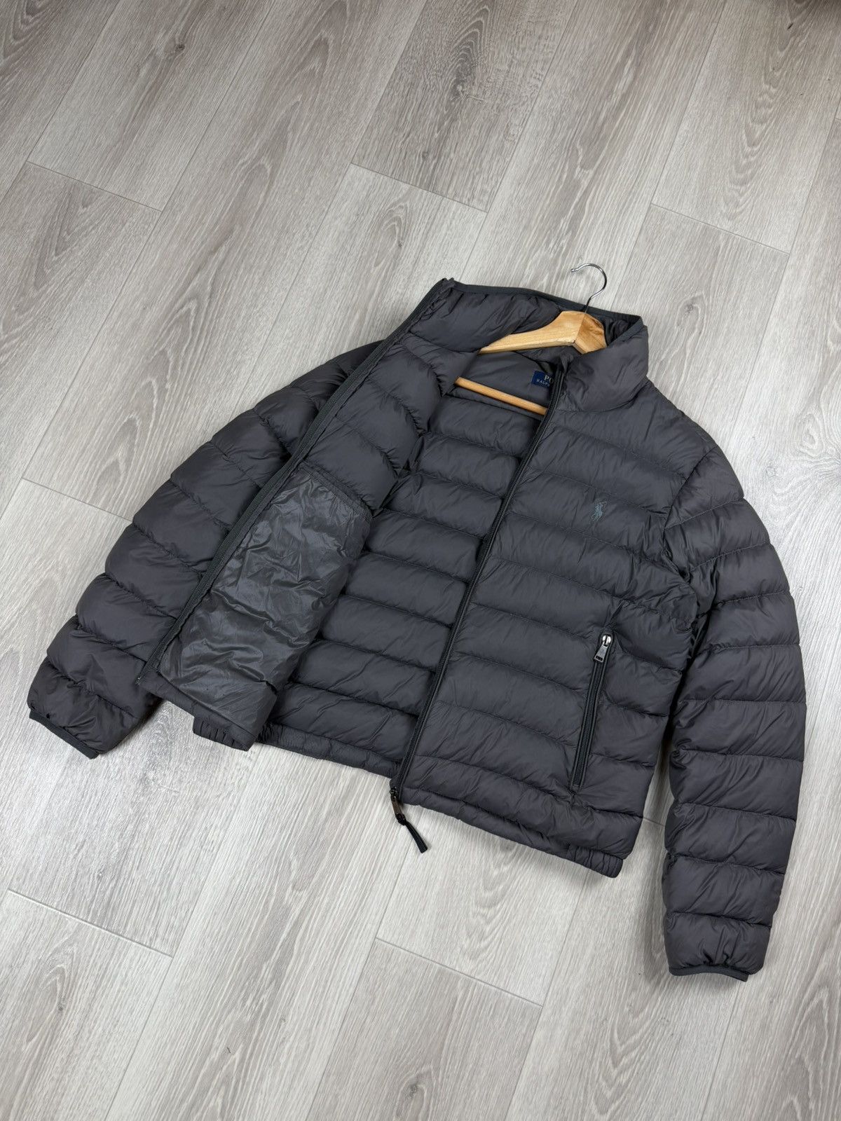 Polo Ralph Lauren Polo Ralph Lauren Women Gray Puffer Down Jacket Size L Size L / US 10 / IT 46 - 9 Thumbnail