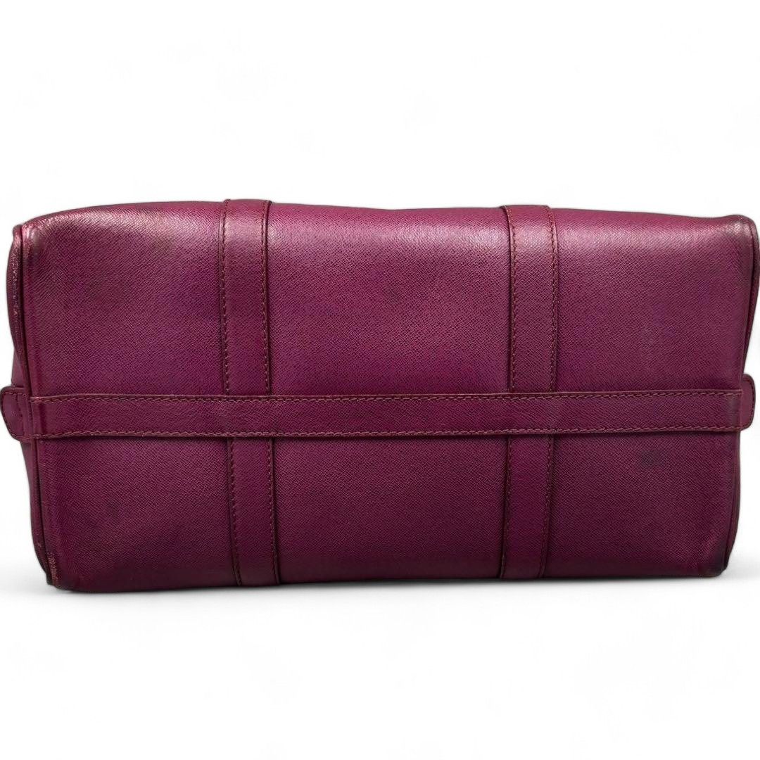 Dior Christian Dior - Cadena Dark Red Handbag Boston Leather Size ONE SIZE - 3 Thumbnail