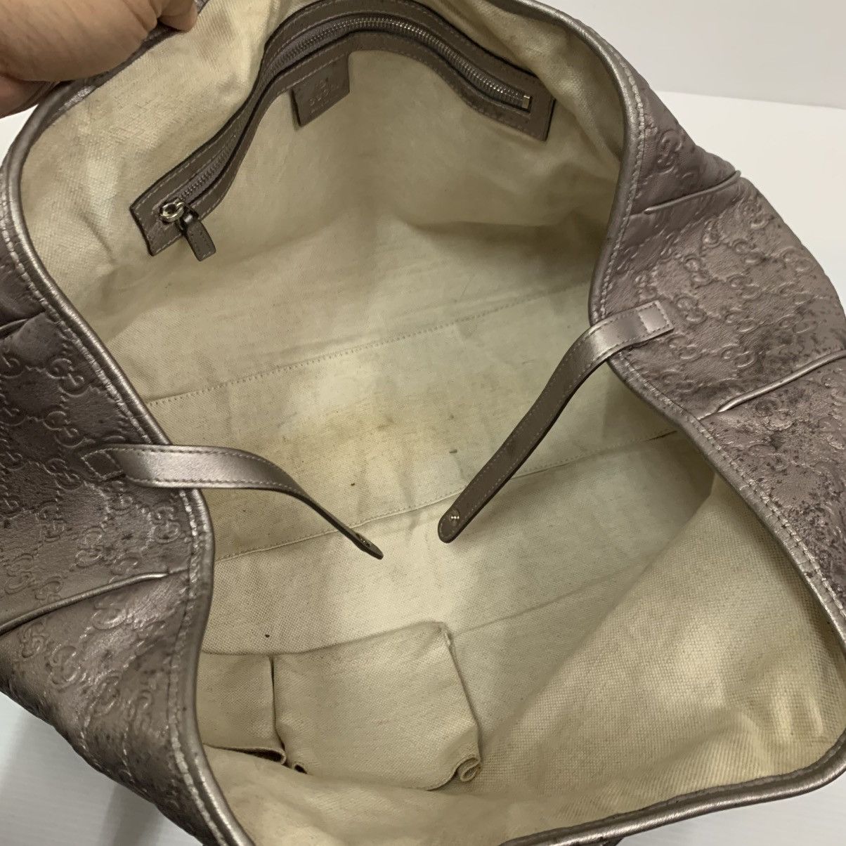 Gucci Gucci Monogram Leather Shoulder Bag Size ONE SIZE - 8 Thumbnail