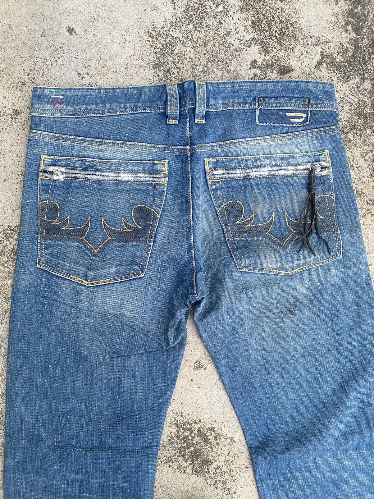 Diesel Diesel Jeans Distressed Straightcut Denim Size US 34 / EU 50 - 19 Thumbnail