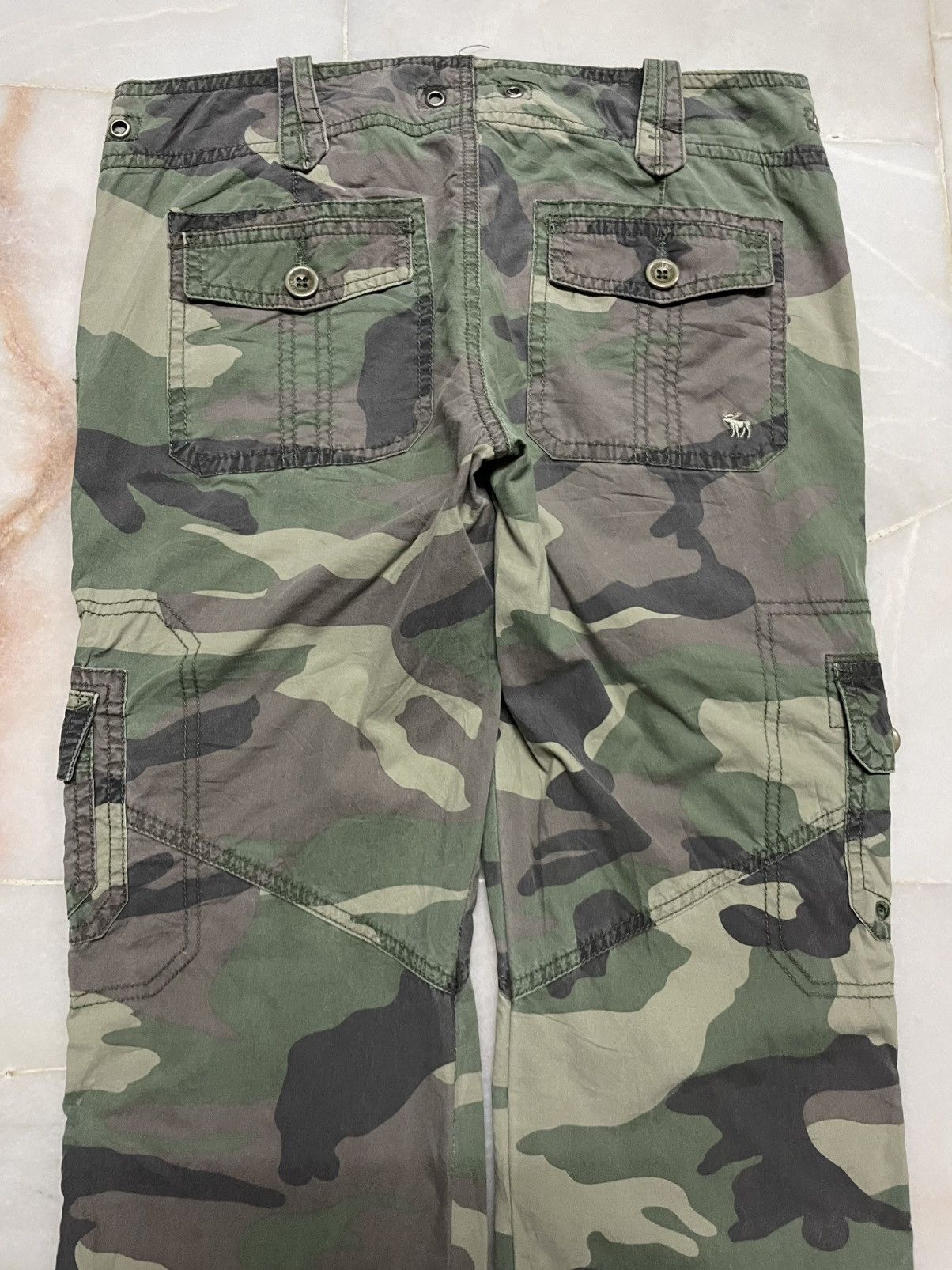 Abercrombie & Fitch Vintage Abercrombie & Fitch Camouflage Rare Tactical Cargo Size 30" / US 8 / IT 44 - 11 Thumbnail