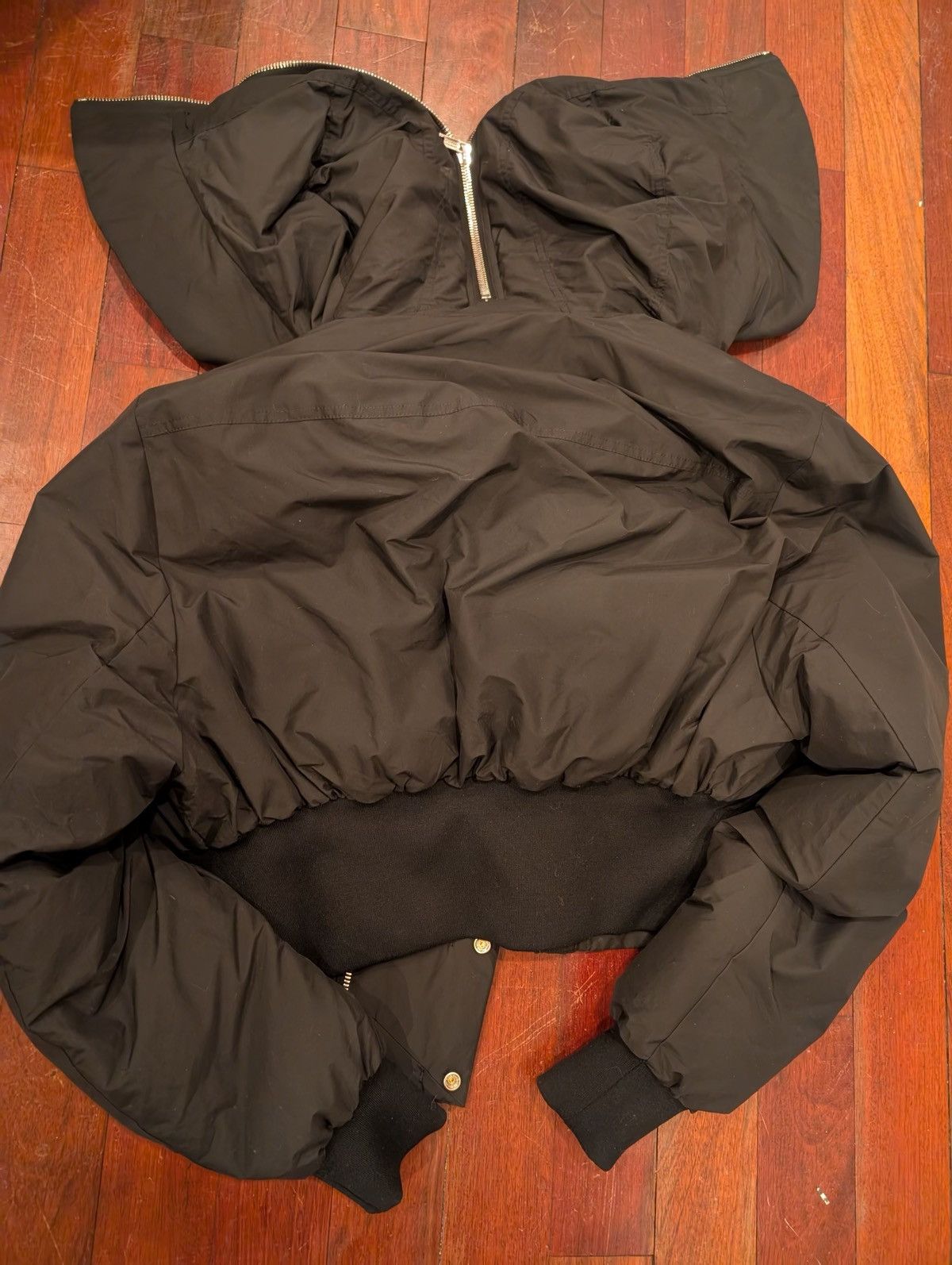 Moncler × Rick Owens MONCLER + RICK OWENS ALICE HOODED SHORT DOWN JACKET Size US M / EU 48-50 / 2 - 5 Thumbnail