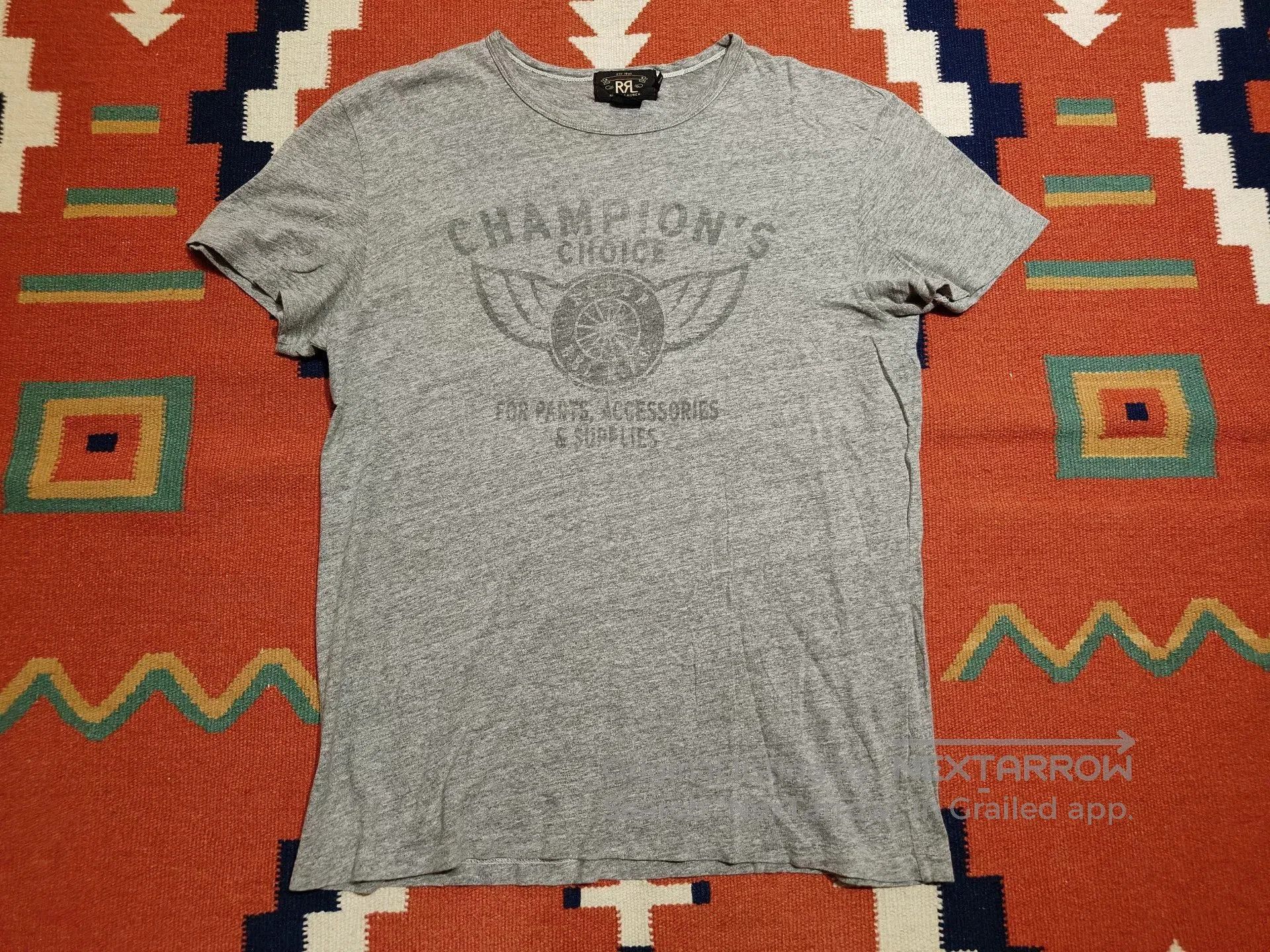 RRL Ralph Lauren Vintage RRL Military T-Shirt in Gray. Size US M / EU 48-50 / 2 - 1 Thumbnail