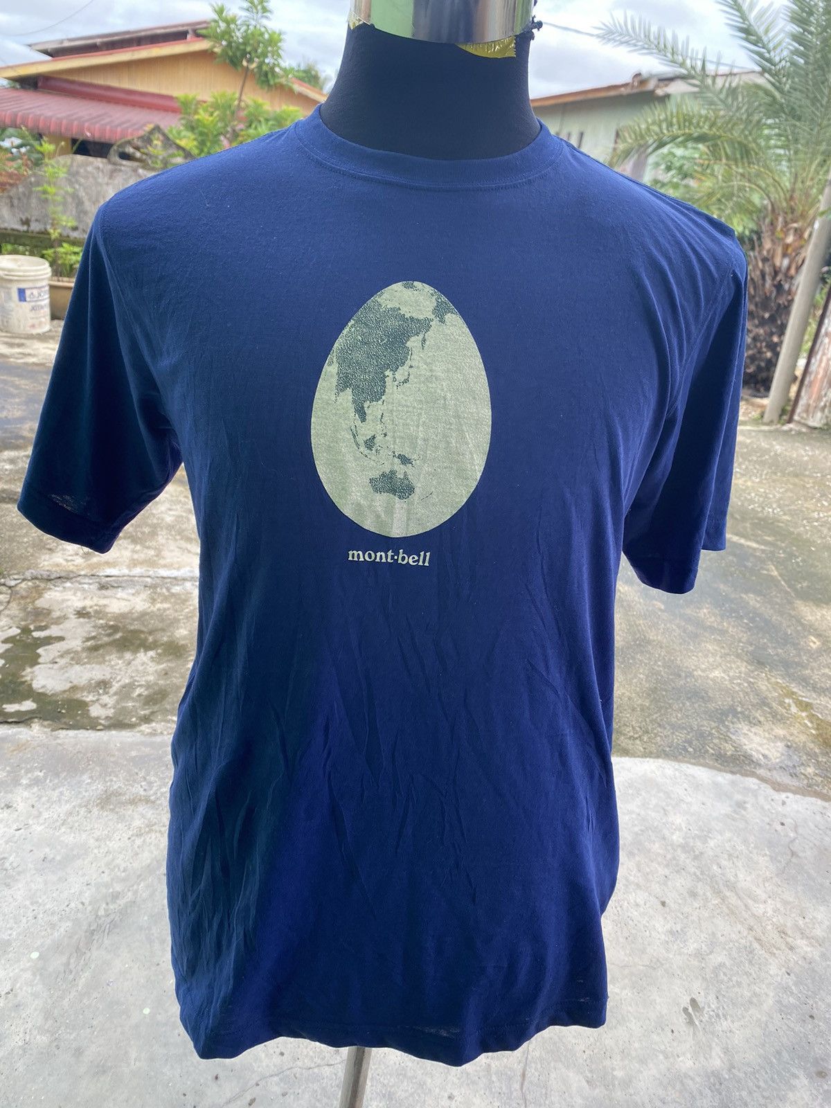 Montbell RARE!! MONTBELL Round Neck Shirt Egg Logo Soft Material Size US M / EU 48-50 / 2 - 1 Thumbnail