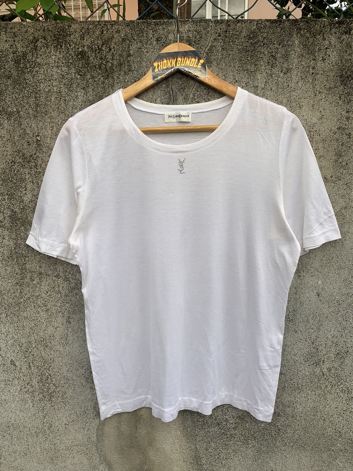 Yves Saint Laurent Vintage YSL Centre Logo Size US M / EU 48-50 / 2 - 1 Thumbnail