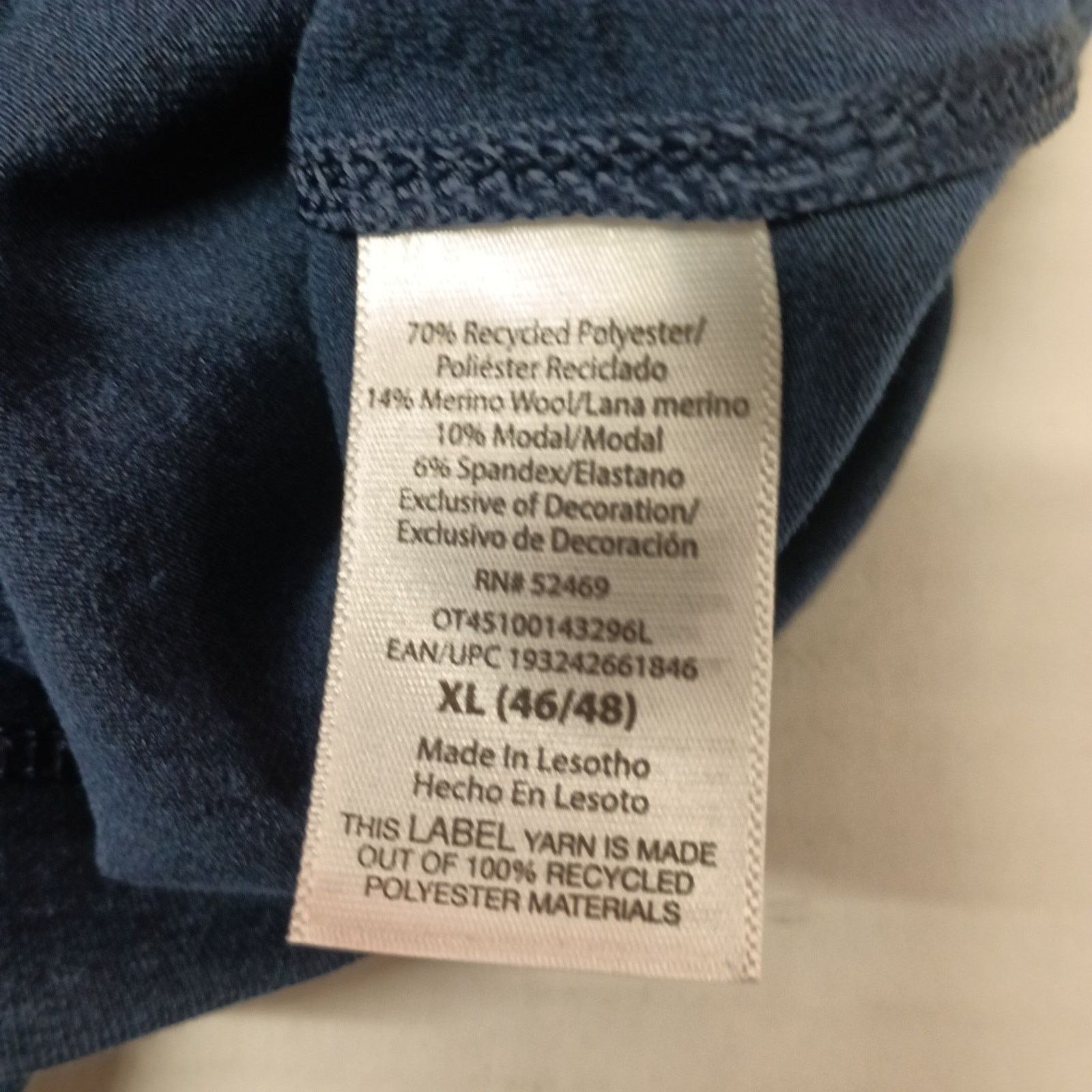 Other Ozark Trail Men's 1/4 Zip Pullover Size XL Blue Wool Blend Size US XL / EU 56 / 4 - 9 Thumbnail