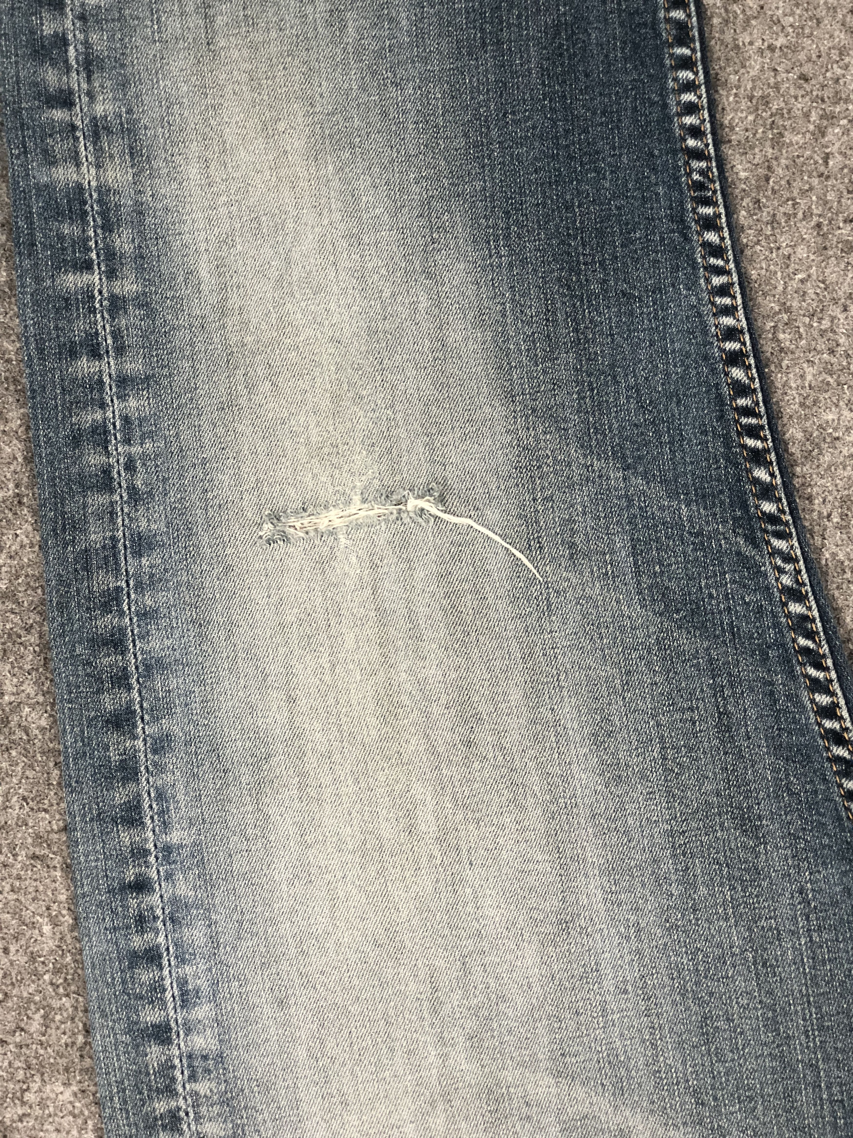 Levi's Vintage Distressed Levis 505 Faded Blue Jeans S0022 32x32 Size US 32 / EU 48 - 18 Thumbnail
