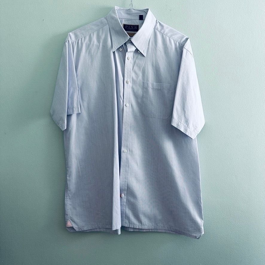 Thomas Pink Thomas Pink gray micro stripe Imperial fit button down Size US XL / EU 56 / 4 - 2 Thumbnail