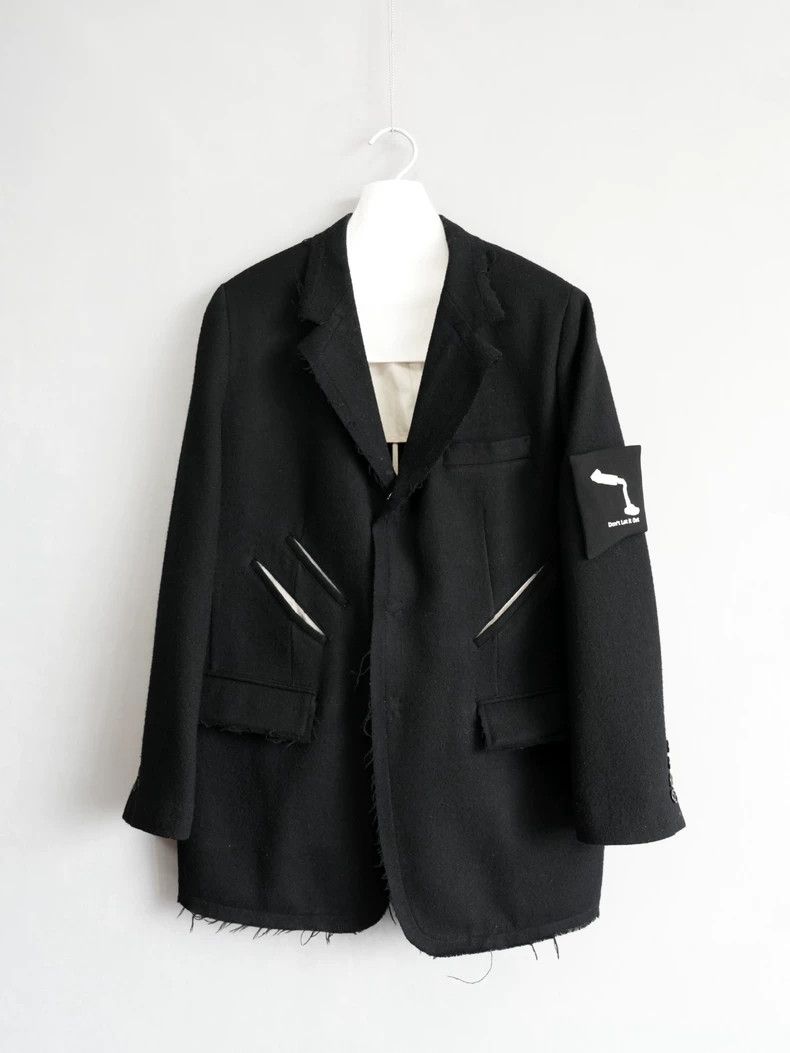 Yohji Yamamoto Yohji Yamamoto Black Outerwear Coat Size US S / EU 44-46 / 1 - 1 Thumbnail