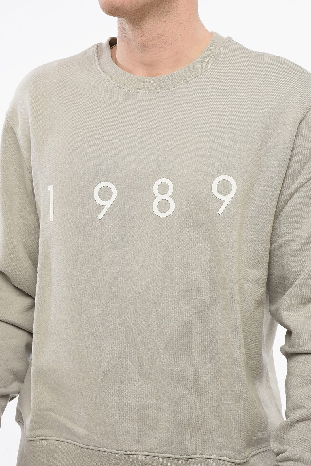 1989 STUDIO og1mm0725 Brushed Cotton Crewneck Sweatshirt in Grey Size US XL / EU 56 / 4 - 3 Thumbnail
