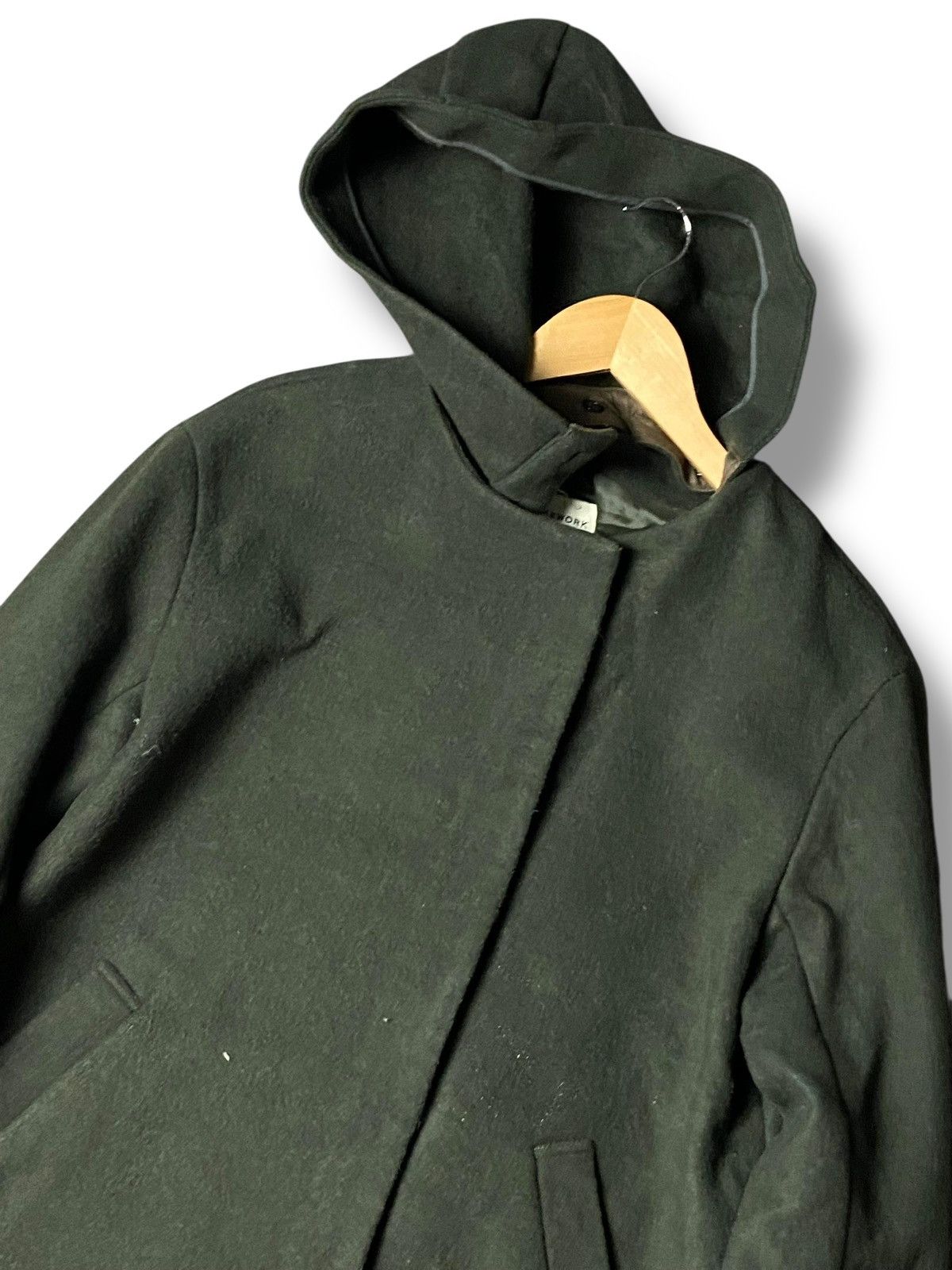 Hamilton Vintage Hamilton Lambswool Hooded Long Jacket (157) Size US XXS / EU 40 - 2 Thumbnail