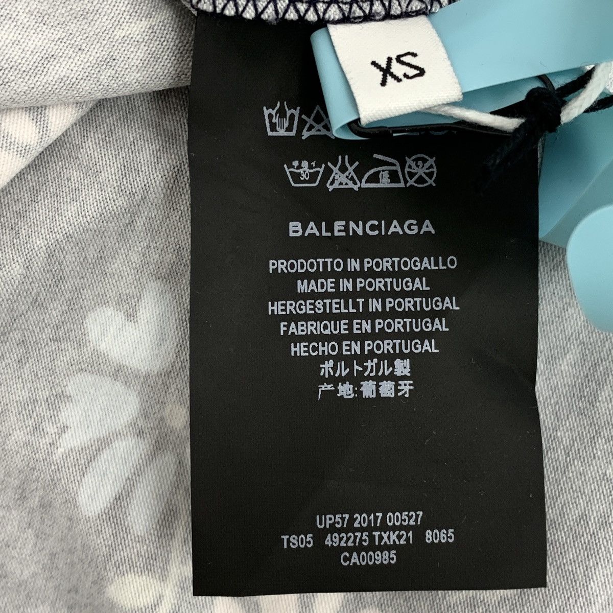 Balenciaga Balenciaga Multicolor Floral All Over Print T-shirt K26WX Size US XS / EU 42 / 0 - 6 Thumbnail