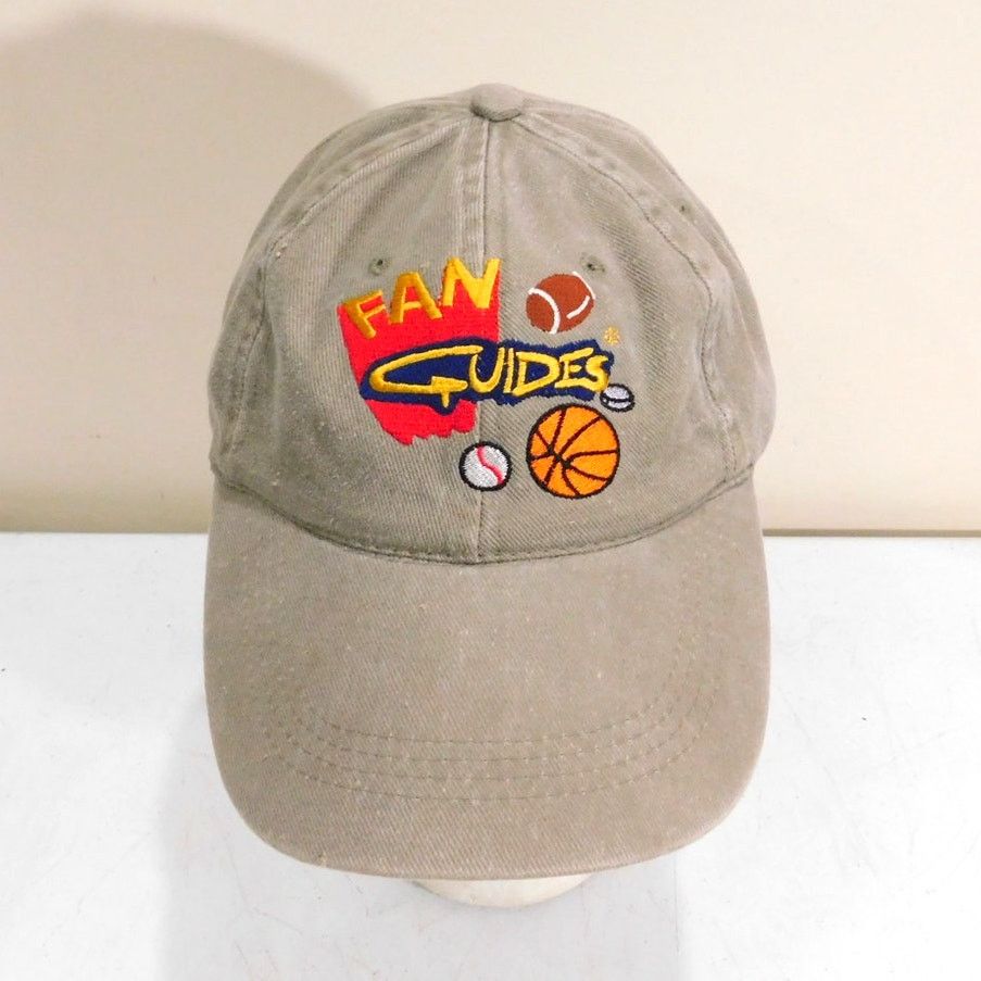 Otto 90s Fan Guides Magazine Strapback Hat Cap Tan Embroidered Size ONE SIZE - 1 Thumbnail