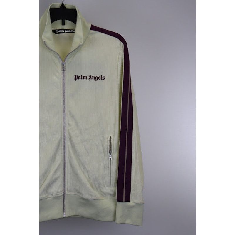 Palm Angels o1rshd1 Q:2 / Cord Fleece Track Jacket in Light Grey/Purple Size US M / EU 48-50 / 2 - 5 Thumbnail