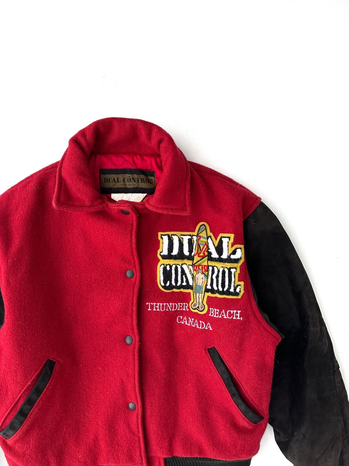 Other Vintage Dual Control Varsity Bomber Jacket Long Board Size US M / EU 48-50 / 2 - 3 Thumbnail