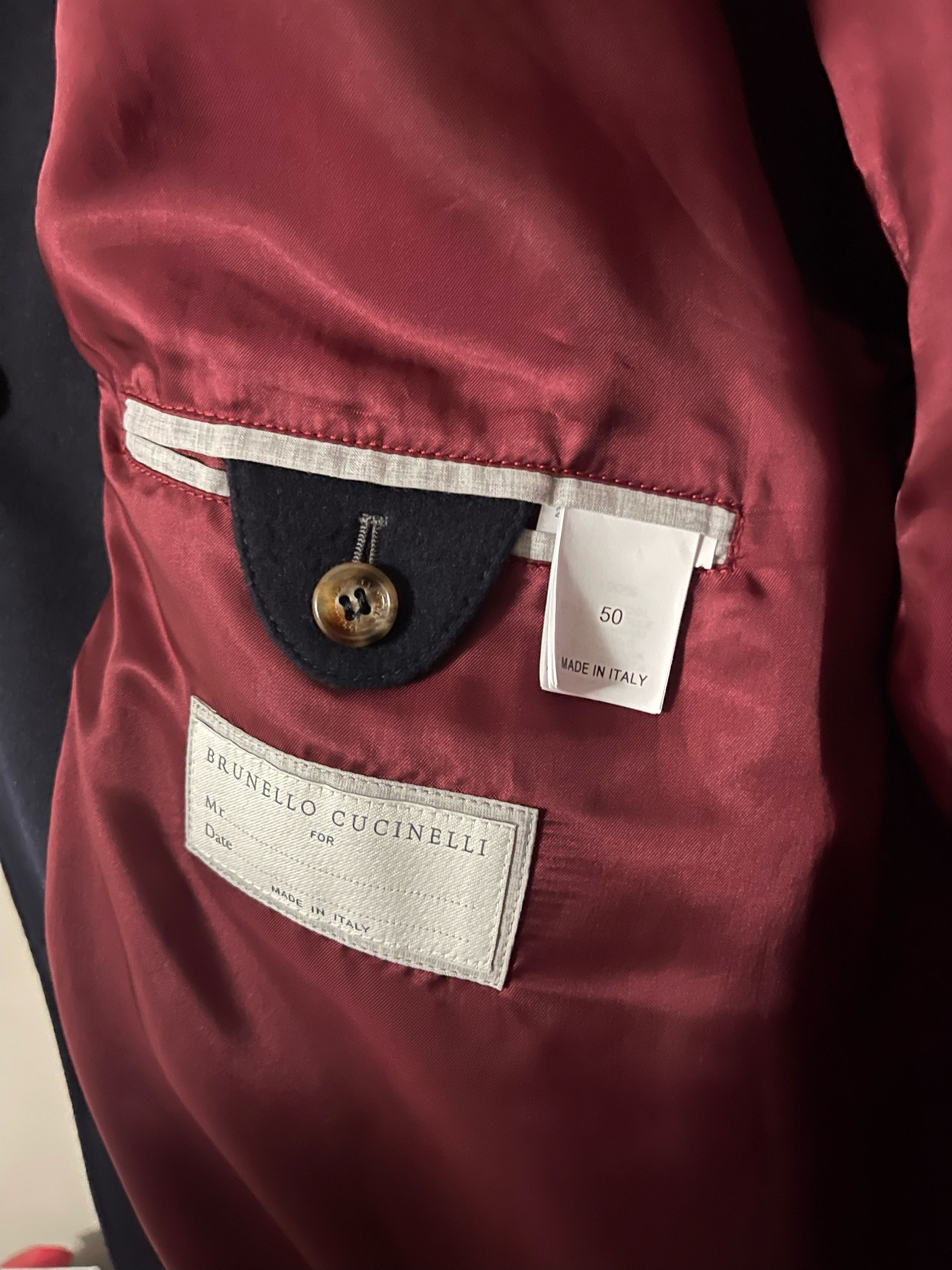 Brunello Cucinelli Brunello Cucinelli Melton Wool Flight Jacket Size 50 IT Size US M / EU 48-50 / 2 - 6 Thumbnail