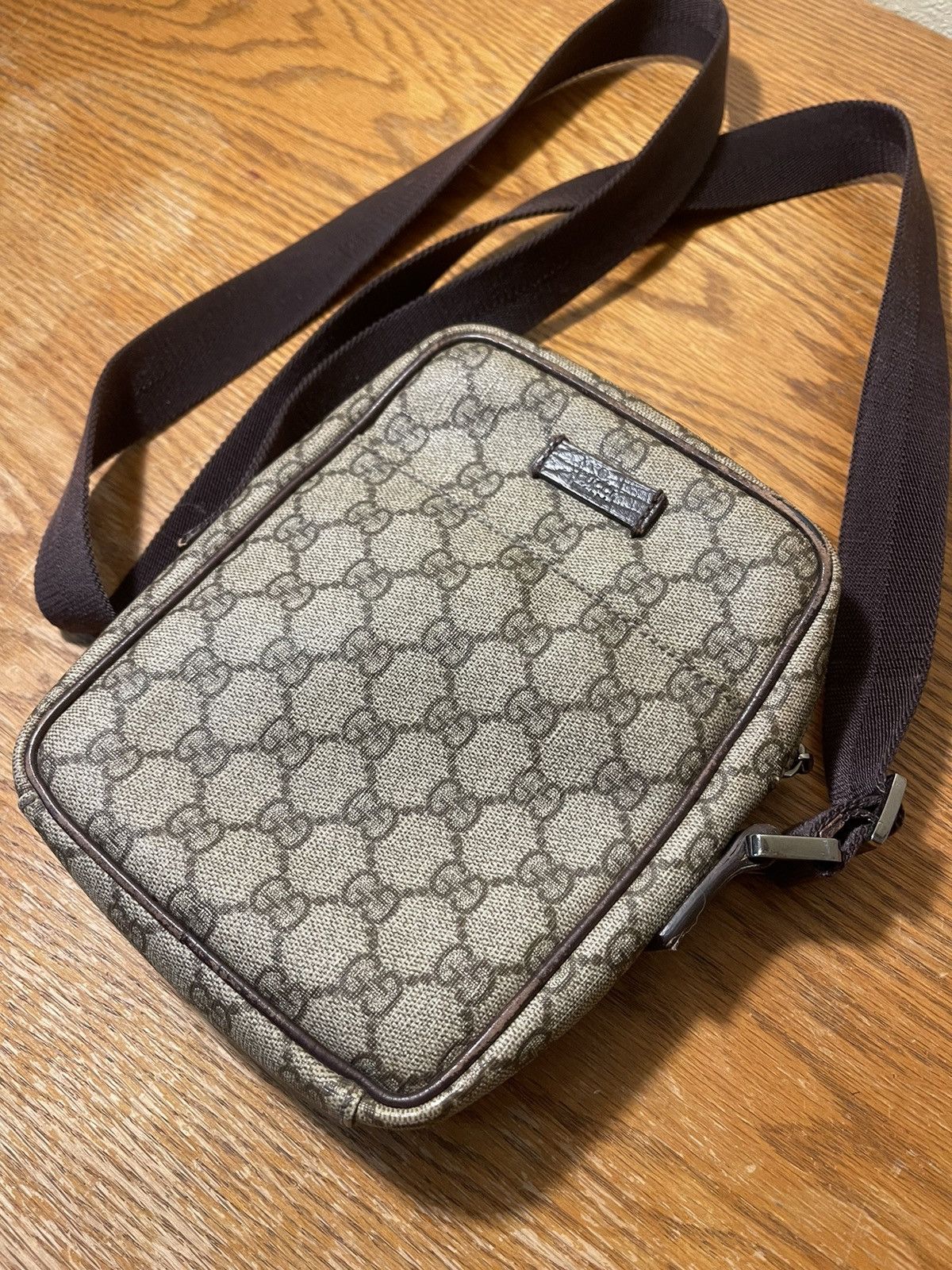 Gucci Gucci GG Coated Canvas Shoulder Bag 122754 Size ONE SIZE - 2 Thumbnail