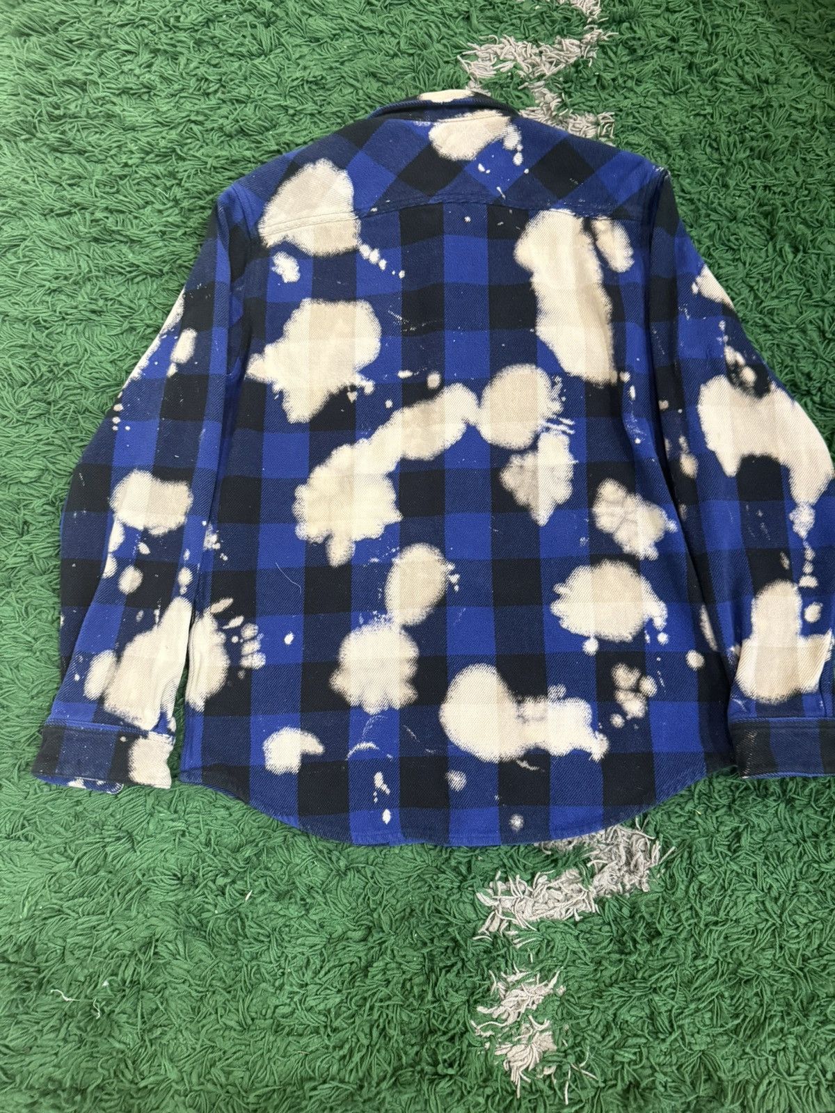 Supreme Supreme FW13 Bleached Buffalo Plaid Flannel Shirt Size US XL / EU 56 / 4 - 2 Thumbnail