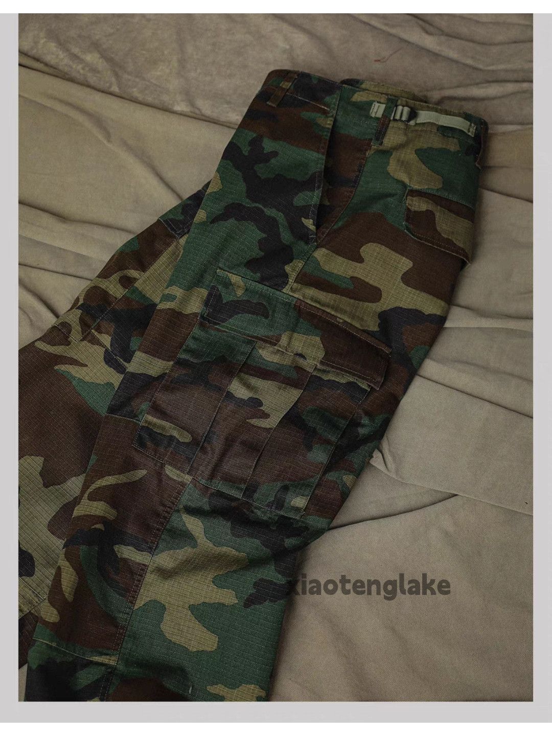 Designer × Vintage loose baggy outdoor sports utility military cargo pants Size US 32 / EU 48 - 4 Thumbnail