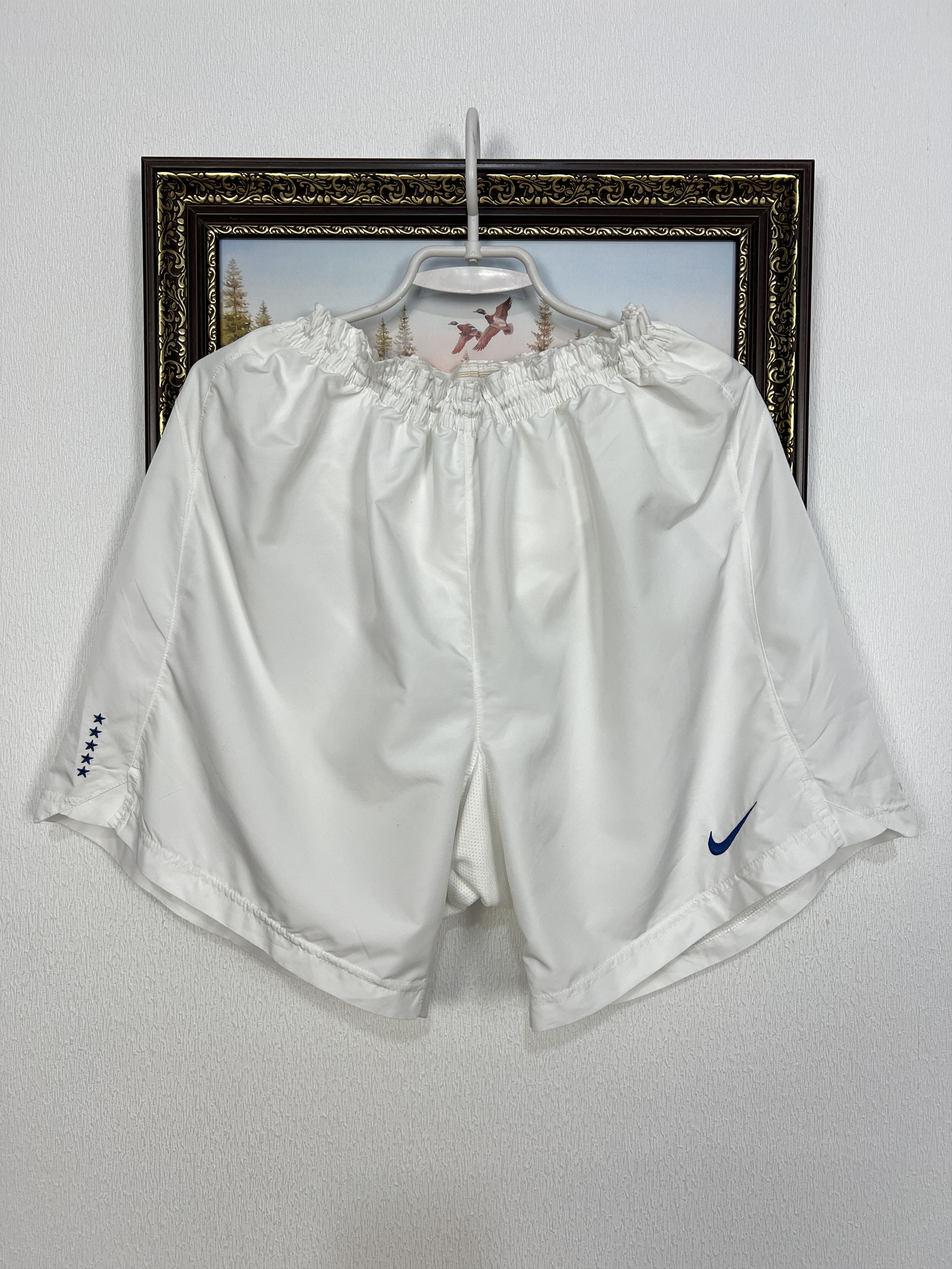 Nike Vintage Nike Brazil Football Shorts Soccer Athletic National Size US 34 / EU 50 - 1 Thumbnail