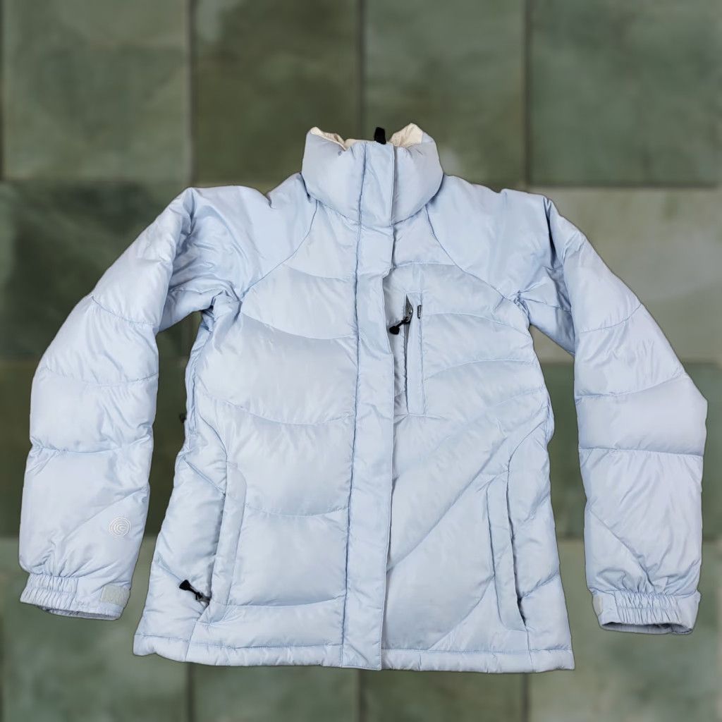 Vintage Columbia Down Puffer Jacket Womens S Blue Full Zip Quilted Packable 650 Insulated Lightweight Size S / US 4 / IT 40 - 1 Thumbnail