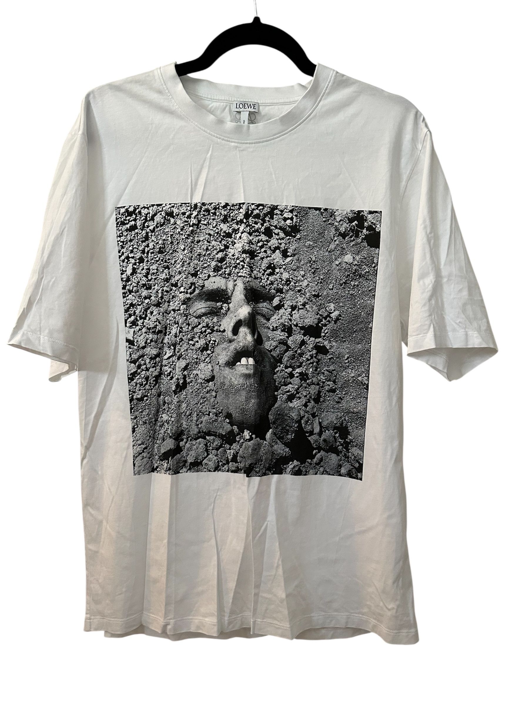 Loewe Loewe X David Wojnarowicz T-Shirt (Face in Dirt) Size US L / EU 52-54 / 3 - 2 Thumbnail