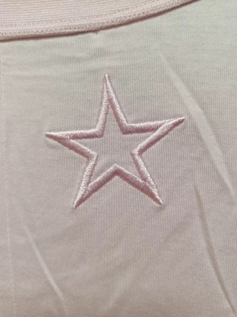 Givenchy Givenchy Five-pointed Star Embroidered Pink Short Sleeve T Size US L / EU 52-54 / 3 - 3 Thumbnail