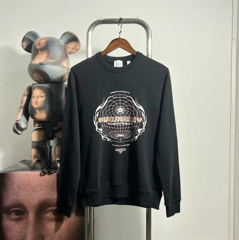 Burberry Burberry Black Cotton Men’s Sweatshirt Size US XS / EU 42 / 0 - 1 Thumbnail