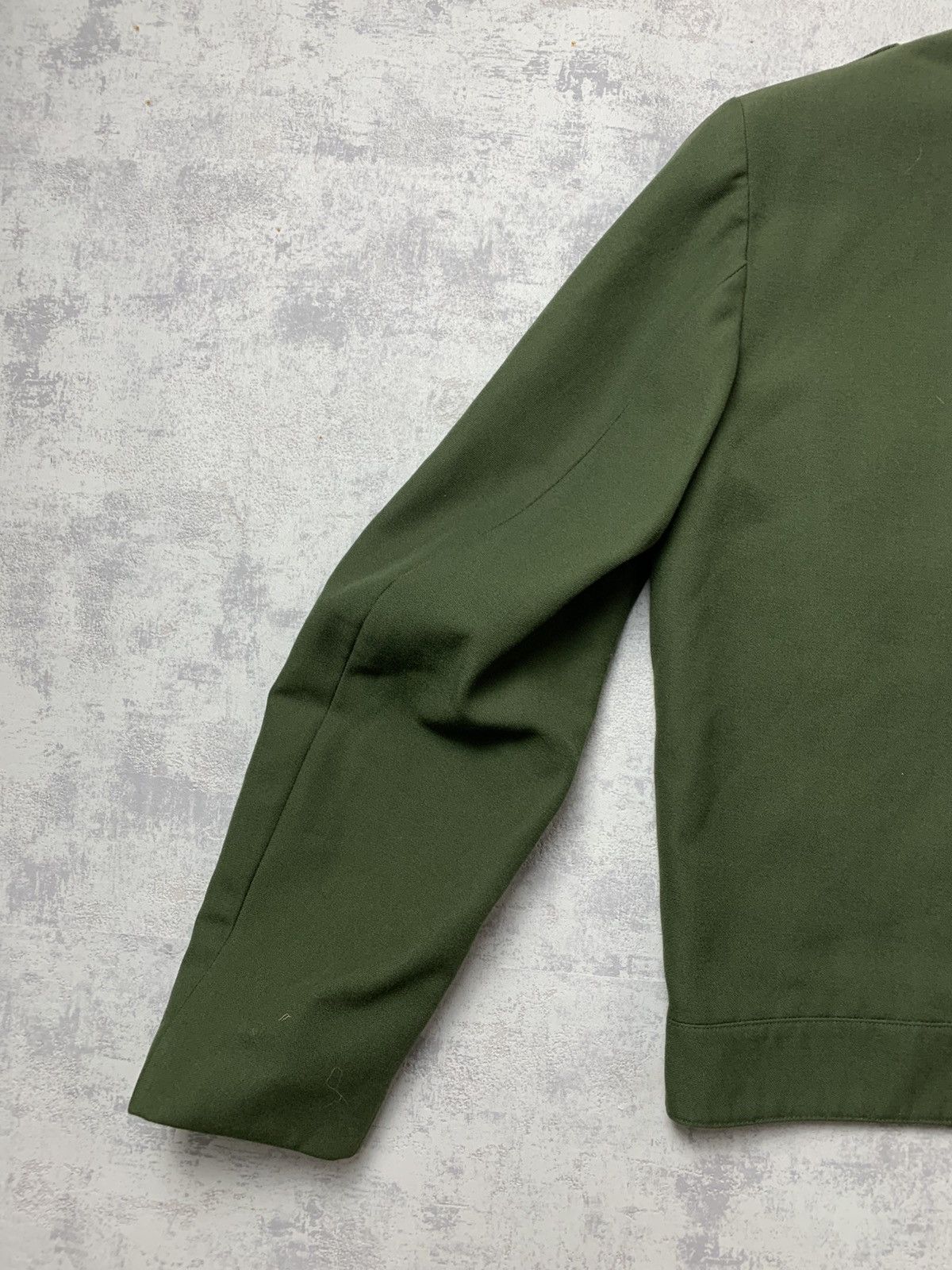 Vintage 80s Cropped Swedish Army Jacket Boxy Vintage Y2K Size US M / EU 48-50 / 2 - 11 Thumbnail
