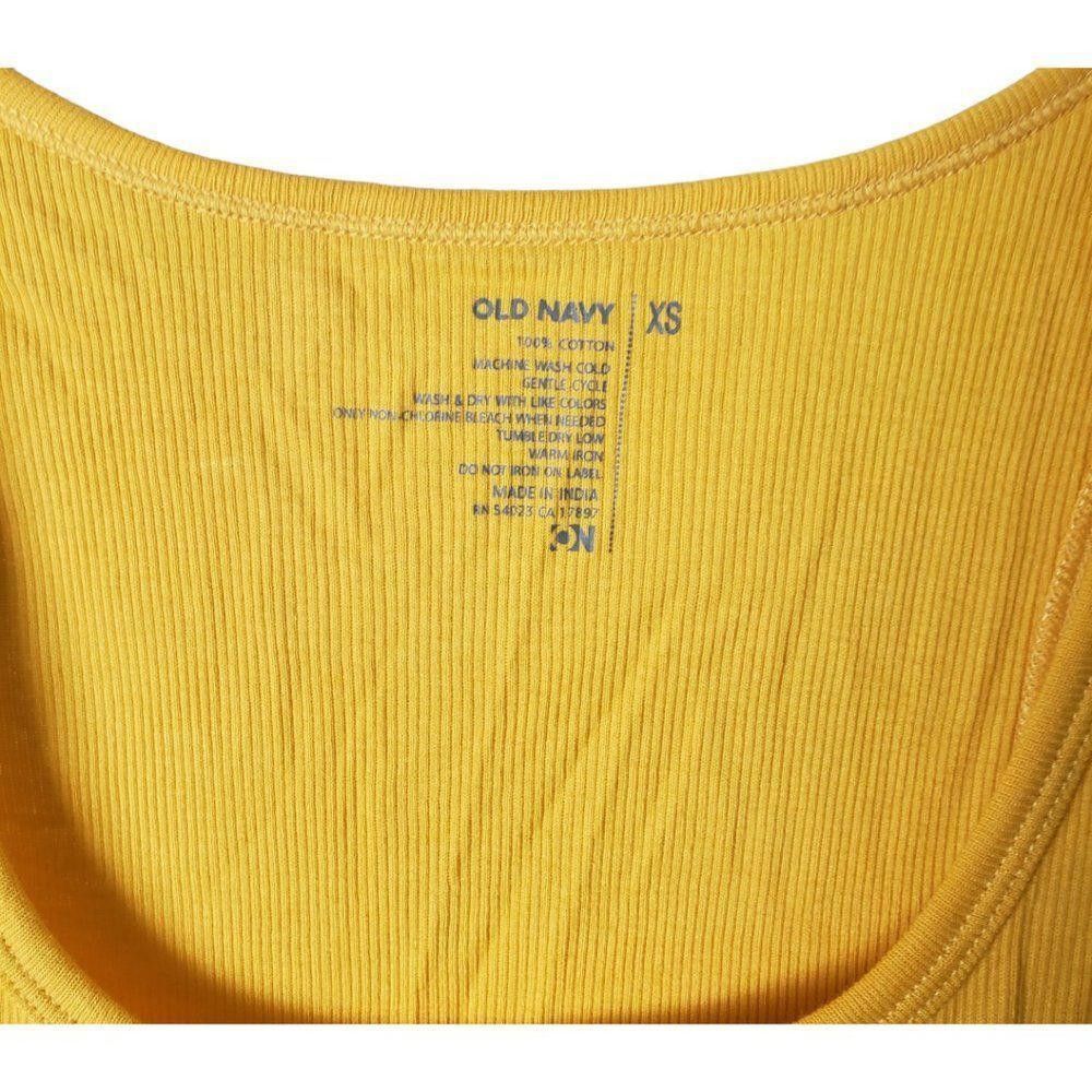 Old Navy Ct1410 Old Navy Nwt Ladies Banana Yellow Tank Top Xs Size XS / US 0-2 / IT 36-38 - 5 Thumbnail