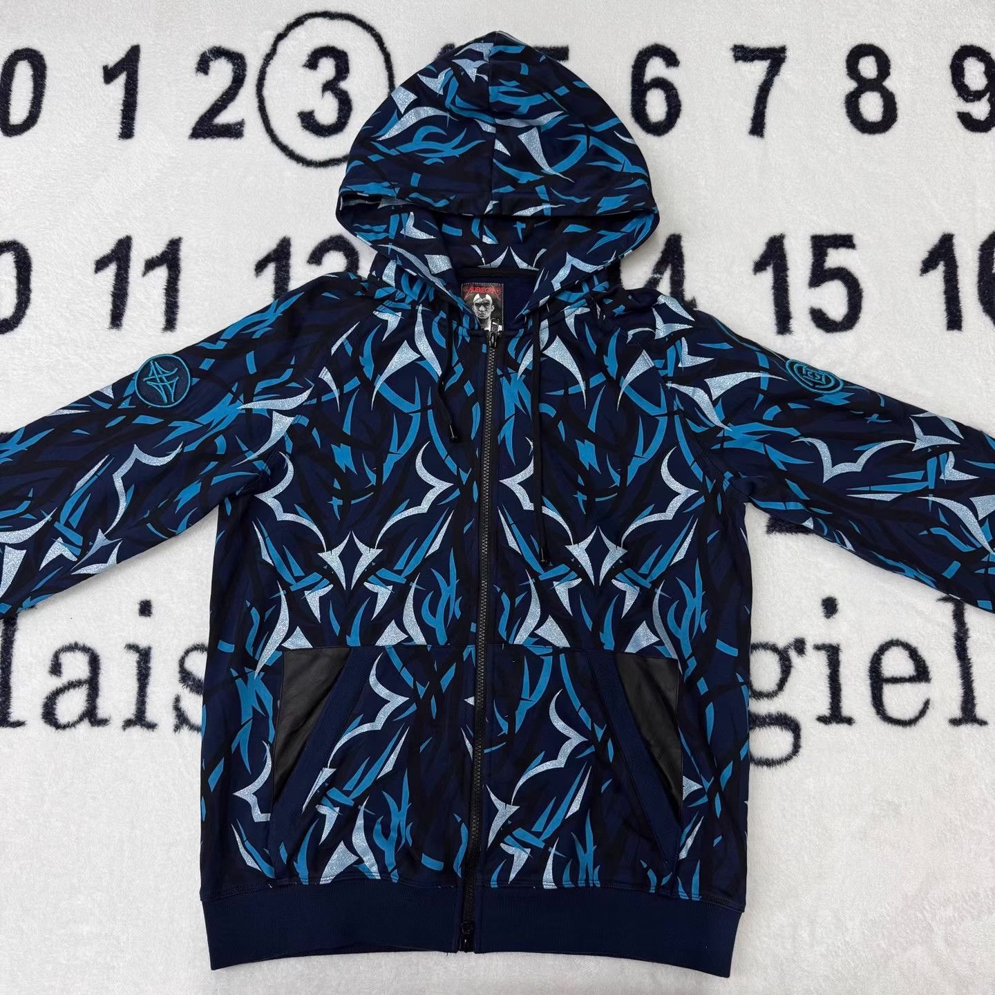 CLOT Clot Blue Thorn Zip-Up Hoodie Q10 Size US M / EU 48-50 / 2 - 1 Thumbnail