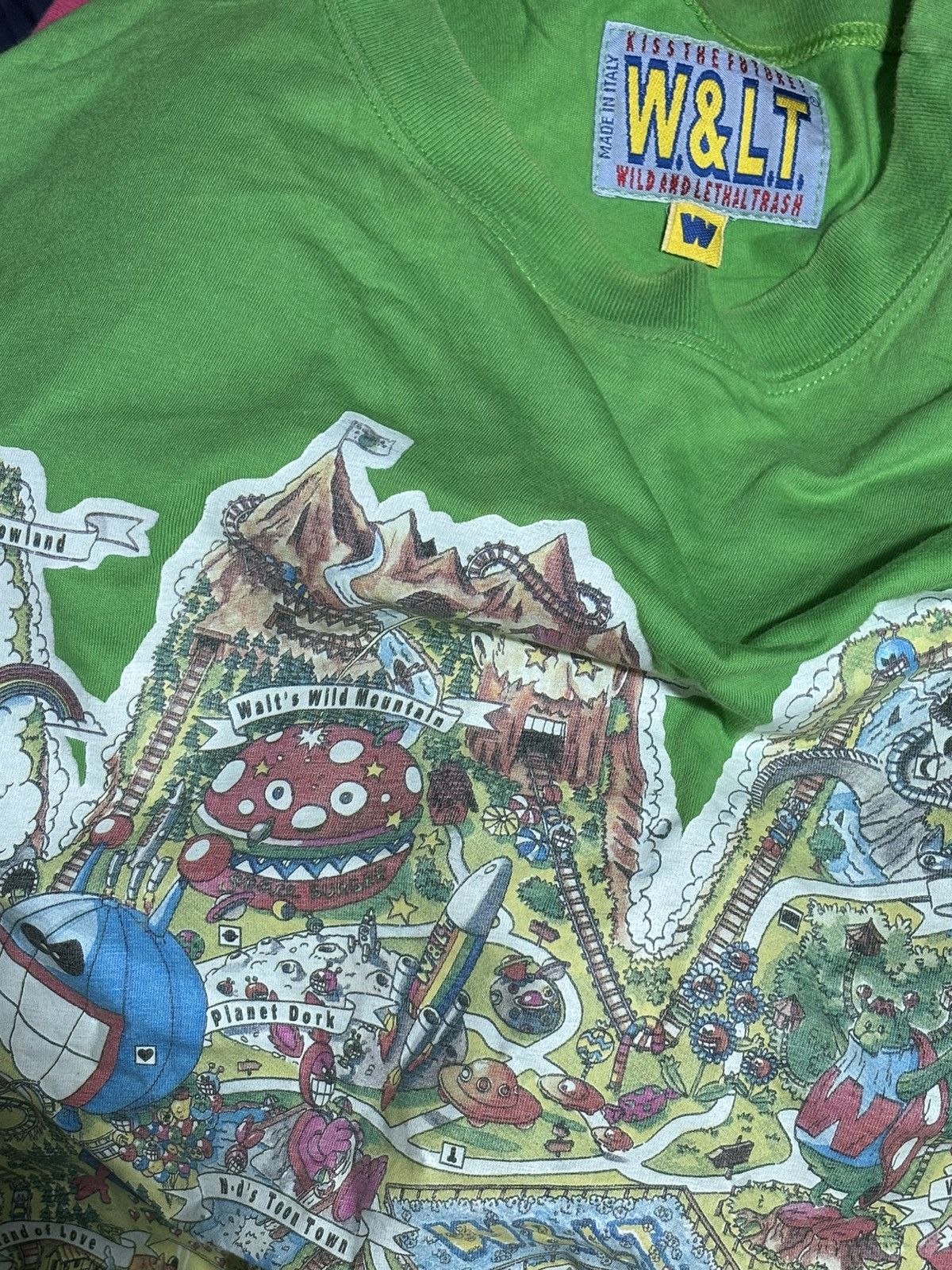 Walter Van Beirendonck Walter Van Beirendonck W & Lt Map Of Wonderland Tshirt Size US M / EU 48-50 / 2 - 4 Thumbnail
