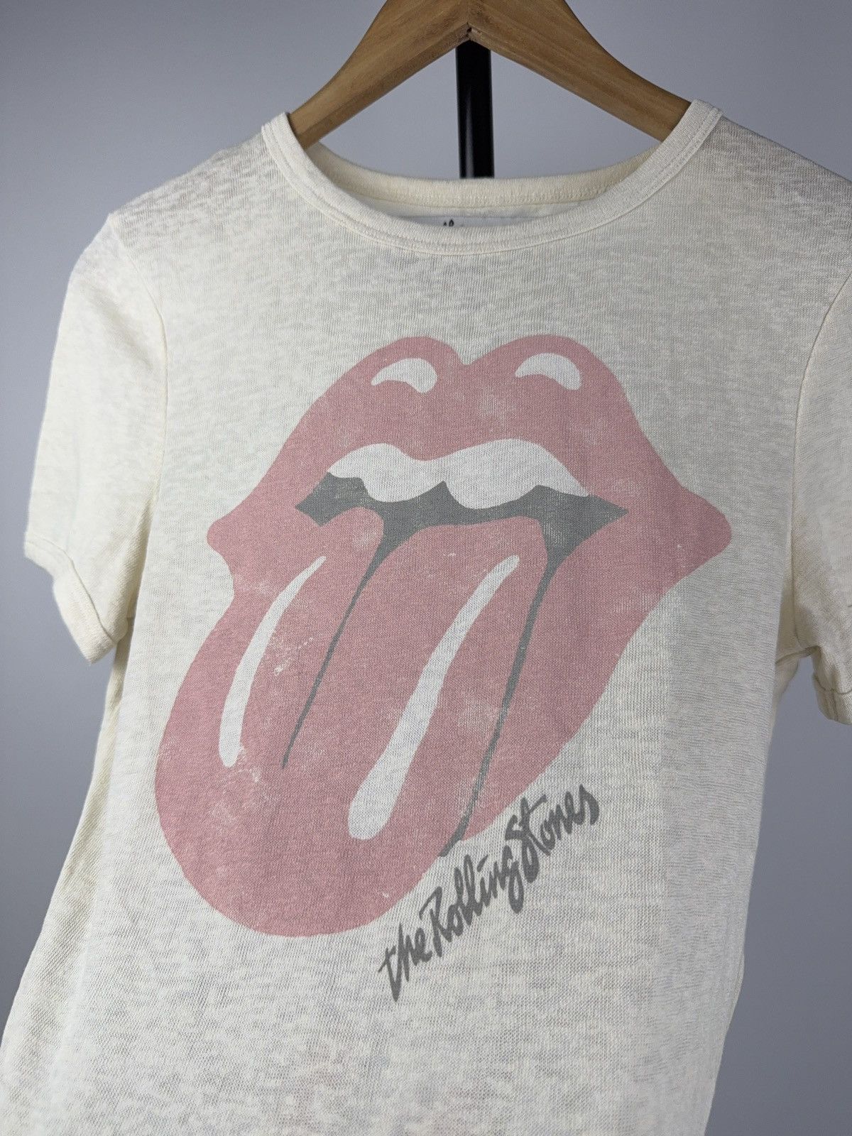 The Rolling Stones Vintage Retro Style 2024 The Rolling Stones Big Logo T Shirt Size S / US 4 / IT 40 - 2 Thumbnail