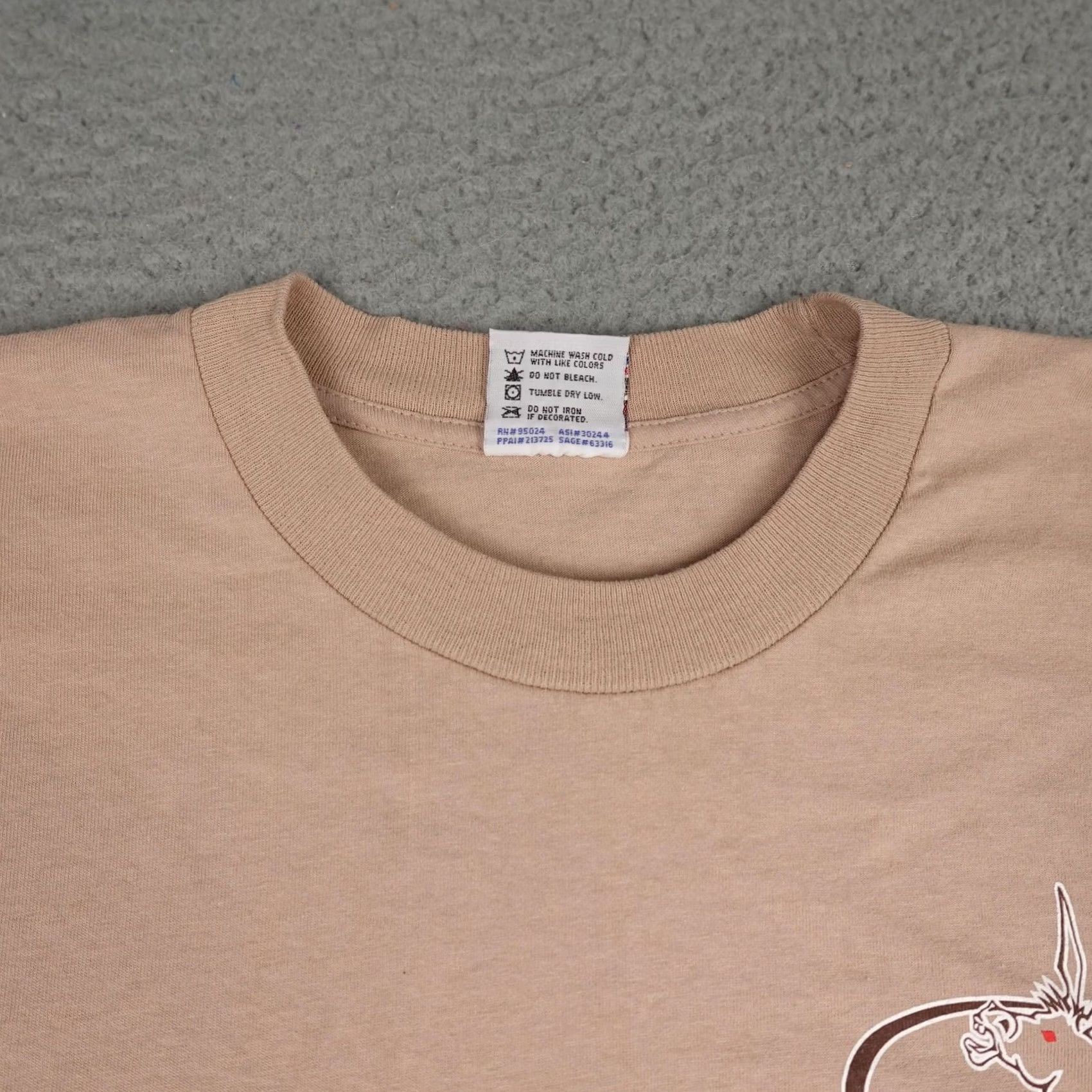 Vintage VINTAGE Bayside Conservative USA Graphic Tee Shirt Mens XL Brown Size US XL / EU 56 / 4 - 5 Thumbnail