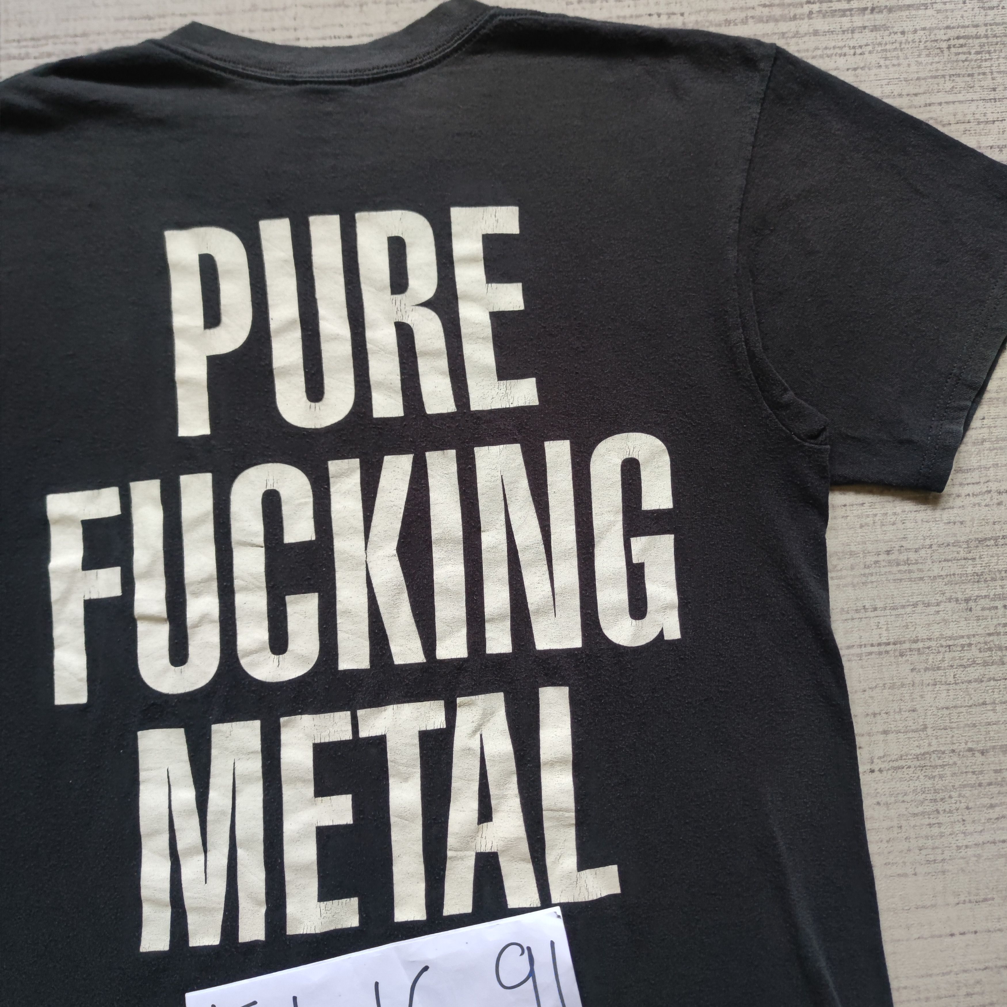 Band Tees × Vintage Vintage 2009 Arch Enemy "Pure Fucking Metal" Size US L / EU 52-54 / 3 - 2 Thumbnail