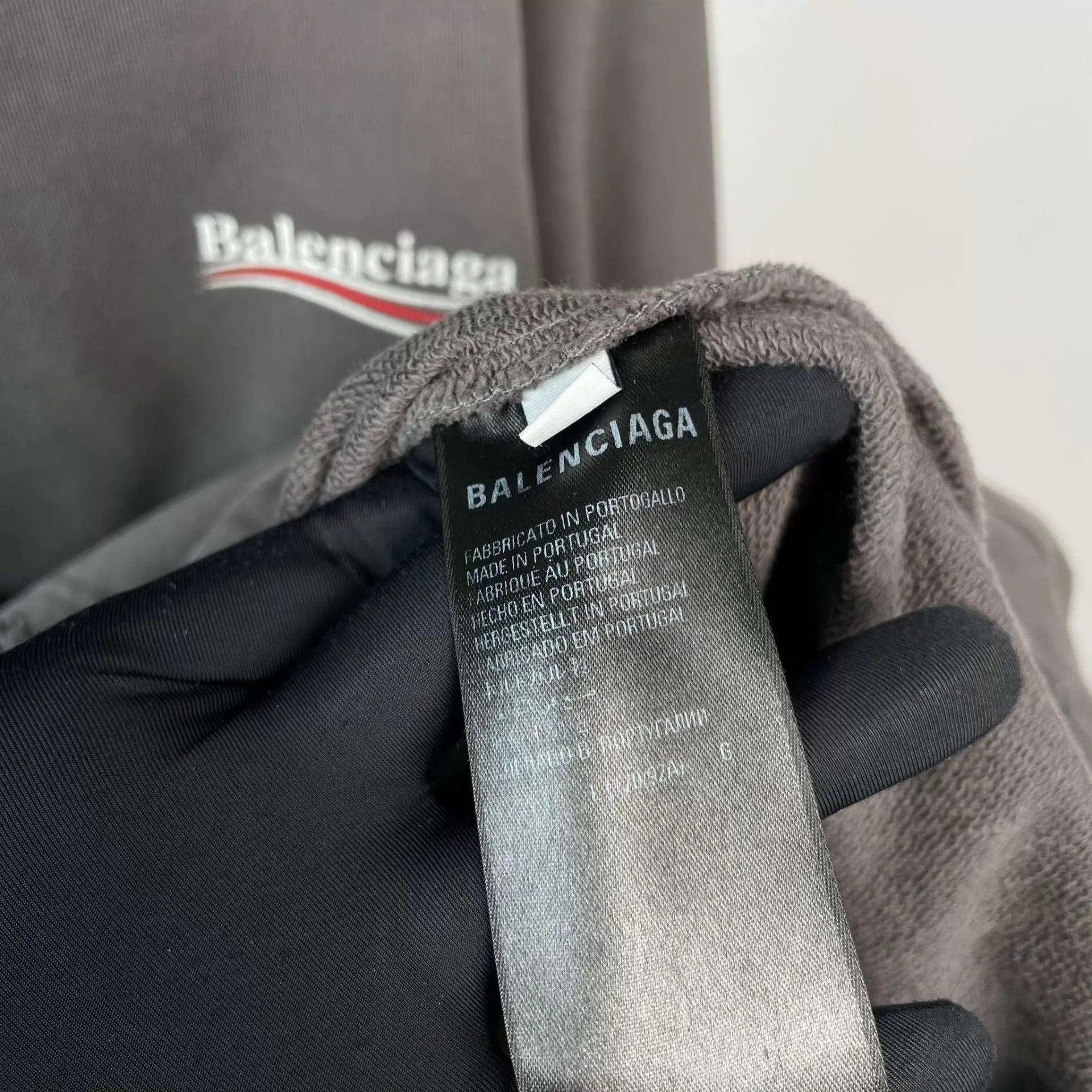 Balenciaga Balenciaga 95 New Gray Hoodie L Size US L / EU 52-54 / 3 - 4 Thumbnail