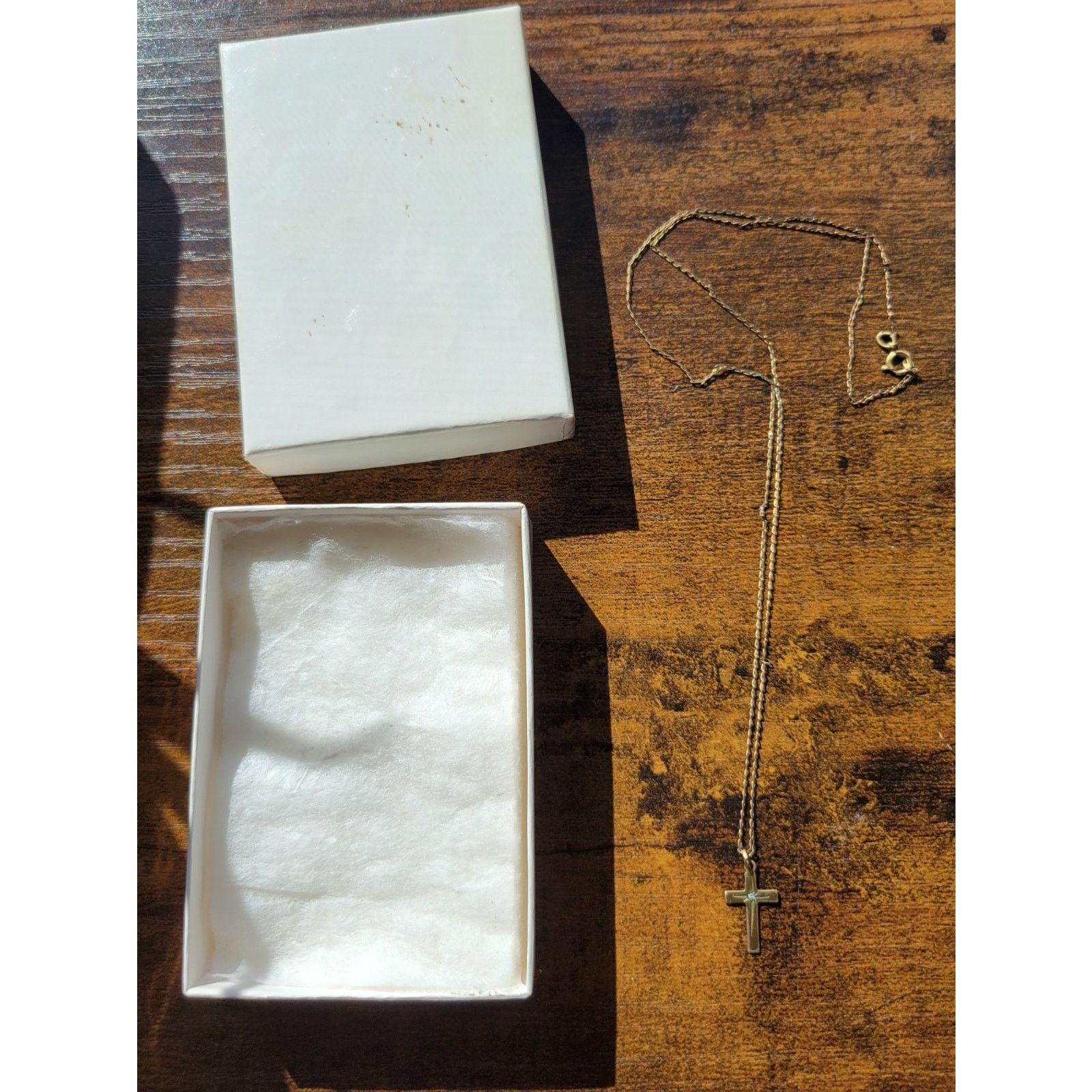 Other HFB 1/20 14k G.F. Gold Filled Cross 18" Link Chain Necklace Size ONE SIZE - 2 Thumbnail