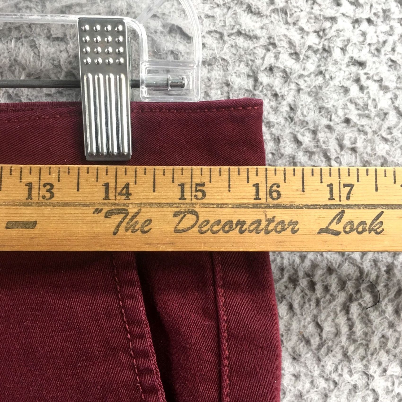 American Eagle Outfitters American Eagle Outfitters Dress Pants Women's 8 Solid Burgundy Mid Rise Zip Fly Straight Leg Men's? No Size 30" / US 8 / IT 44 - 5 Thumbnail