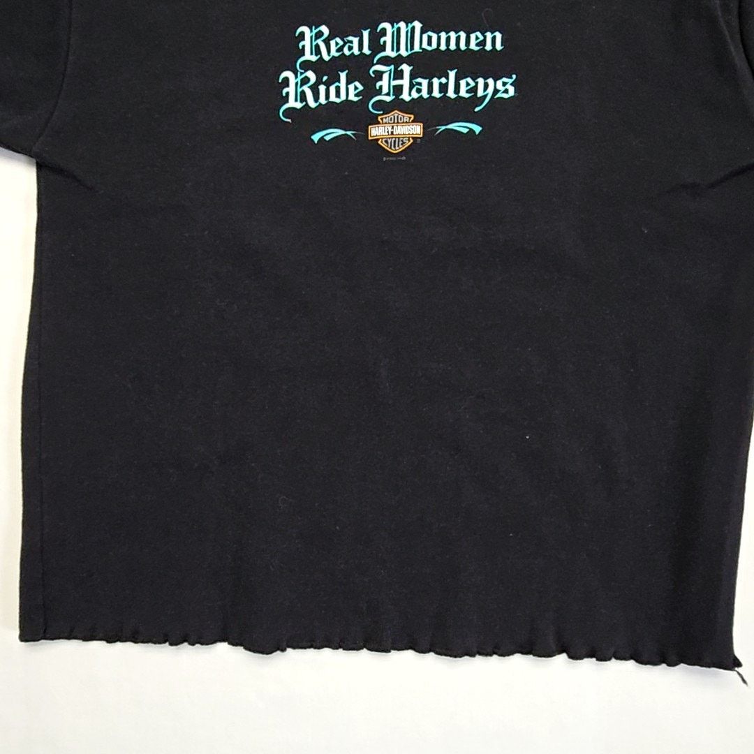 Harley Davidson Vintage Harley Davidson Shirt Pikes Peak Womens S Black Tee Size S / US 4 / IT 40 - 4 Thumbnail