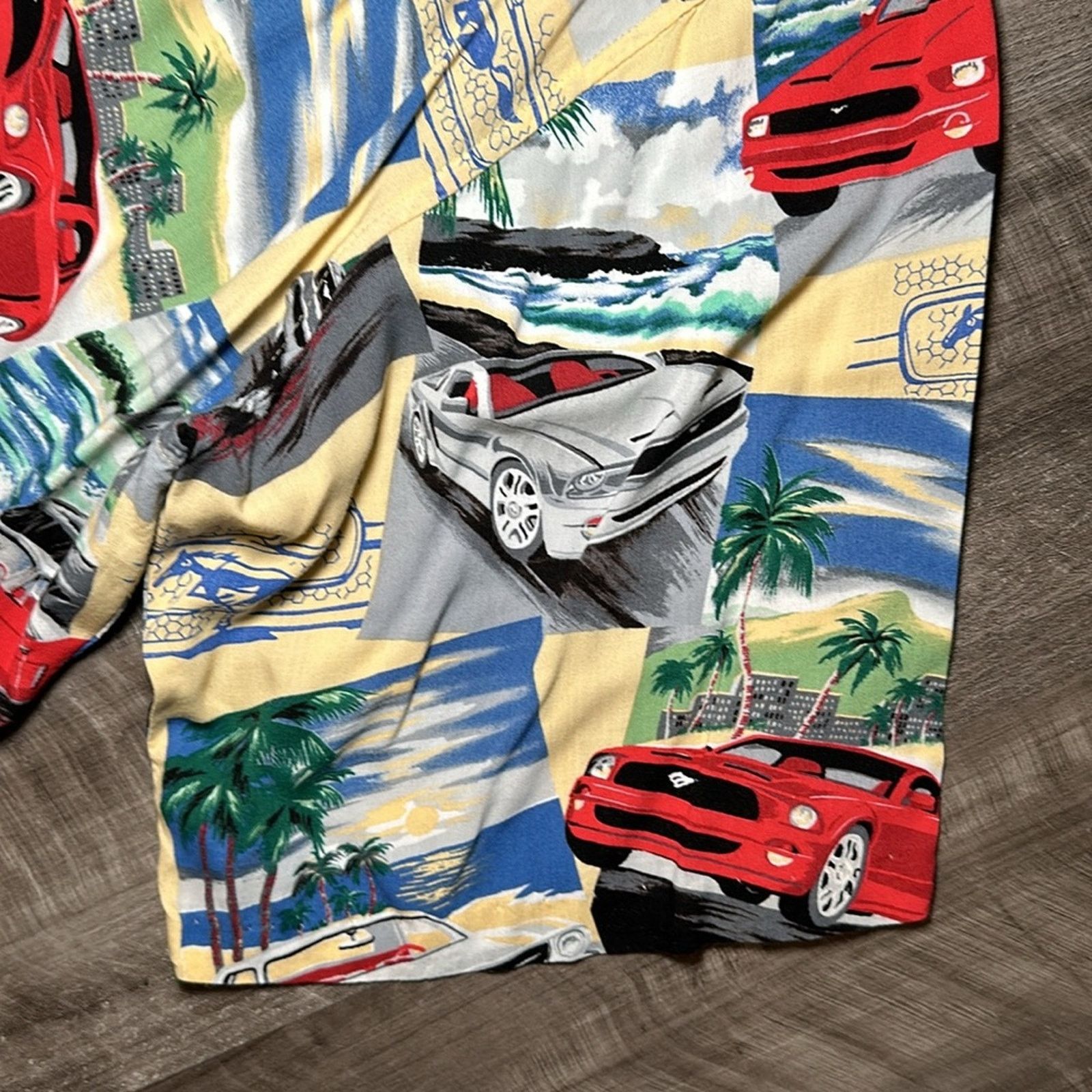 Reyn Spooner Reyn Spooner Diamond Head Ford Mustang Rayon - XL Size US XL / EU 56 / 4 - 4 Thumbnail