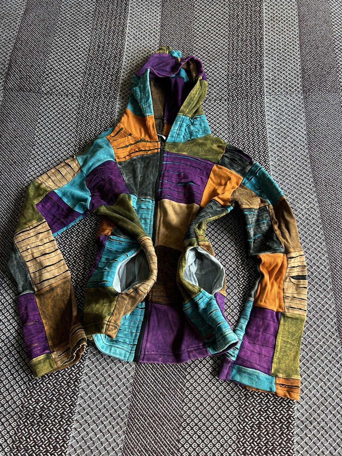 Vintage Vintage Y2K Nepal Fantasy Zip Up Hoodie Elf Style Size M Size M / US 6-8 / IT 42-44 - 10 Thumbnail