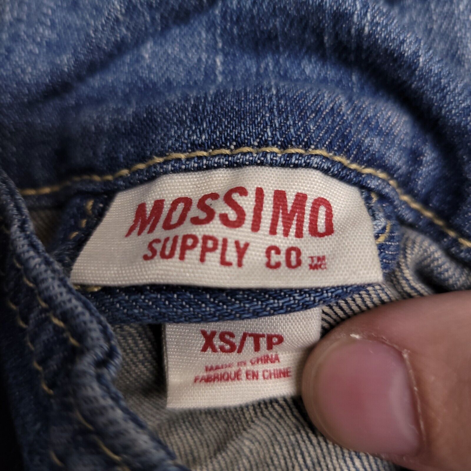 Mossimo Mossimo Button Up Denim Jacket Womens Size Extra Small Blue Size XS / US 0-2 / IT 36-38 - 3 Thumbnail