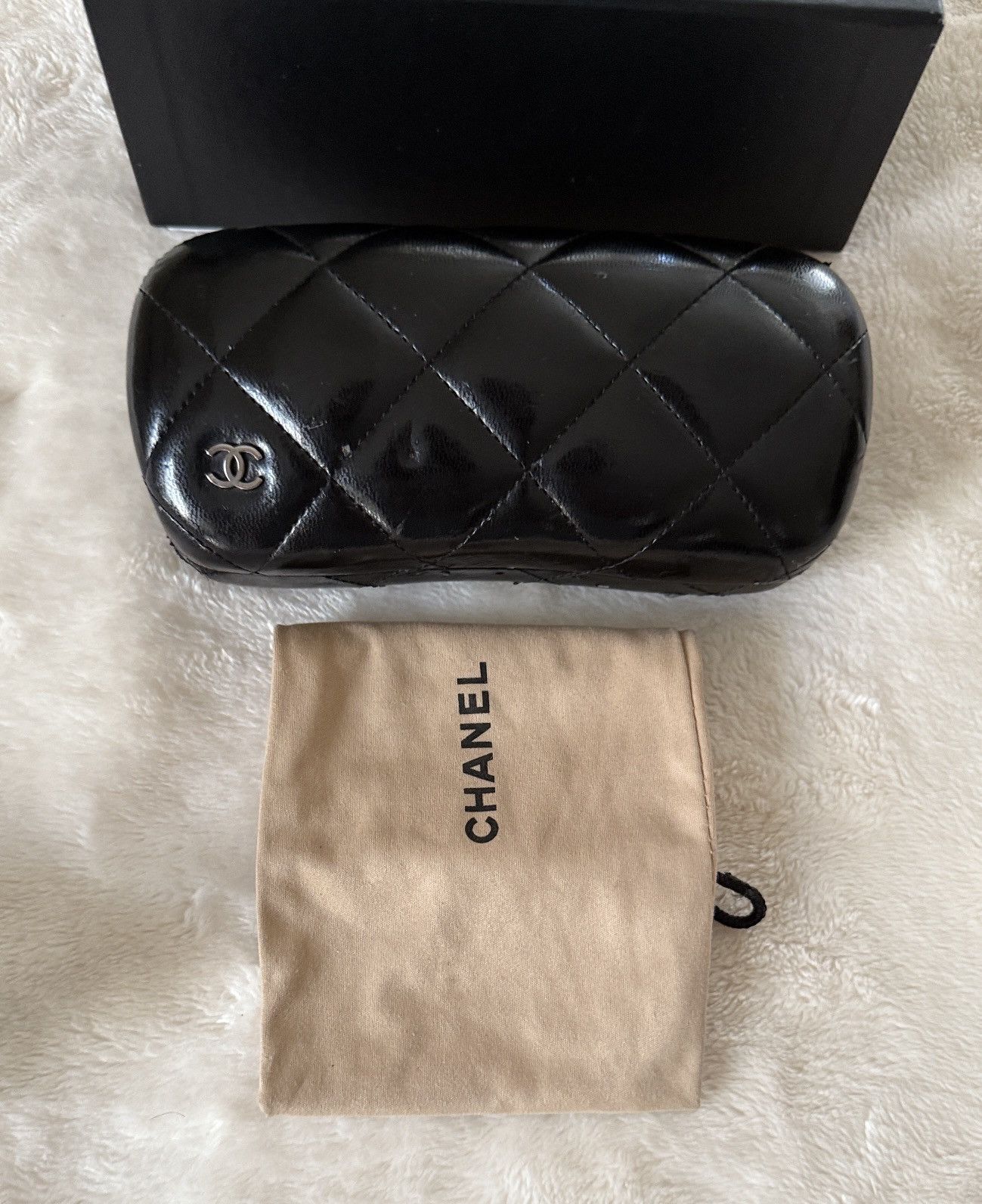 Chanel Chanel Glossy Black Sunglasses Size ONE SIZE - 7 Thumbnail