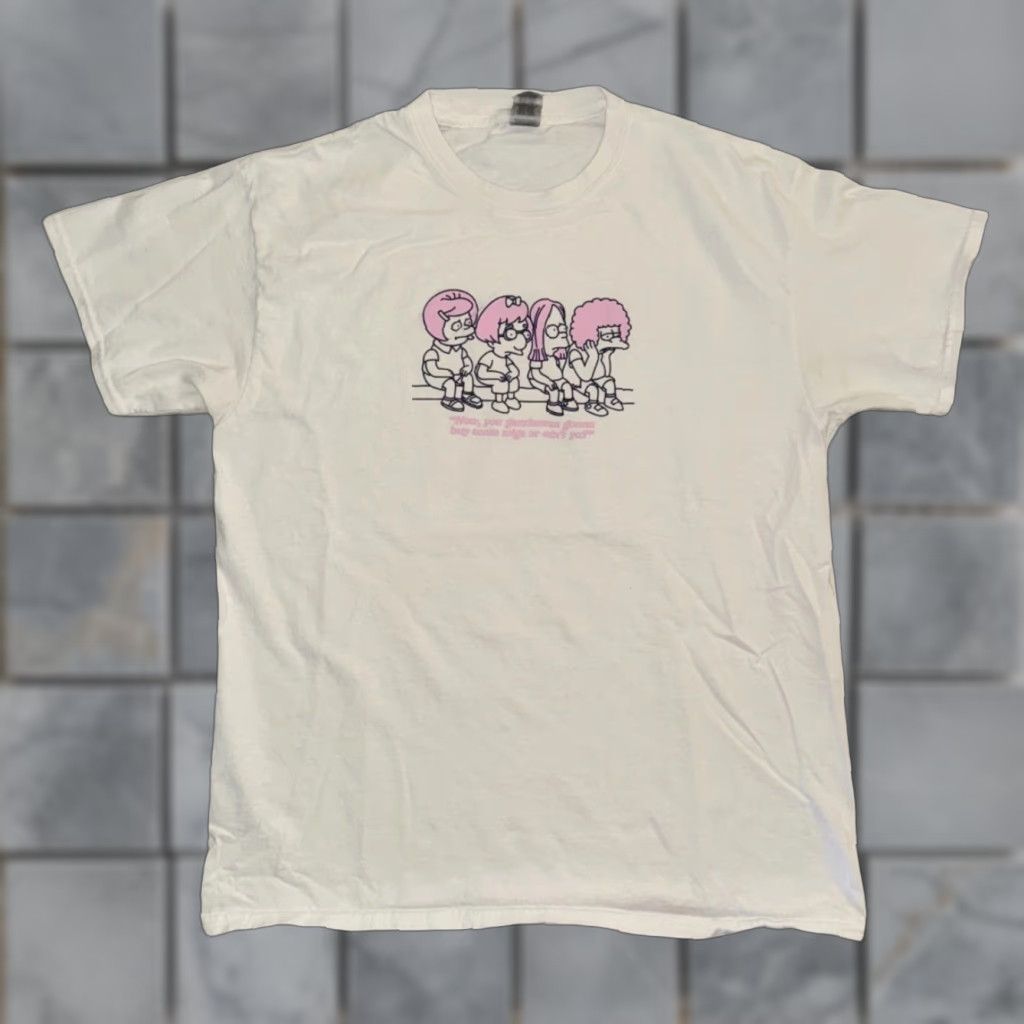 Vintage VINTAGE The Simpsons Bart & Friends Graphic Tee Men’s Large 21x27 Y2K Parody Tee Size US L / EU 52-54 / 3 - 1 Thumbnail