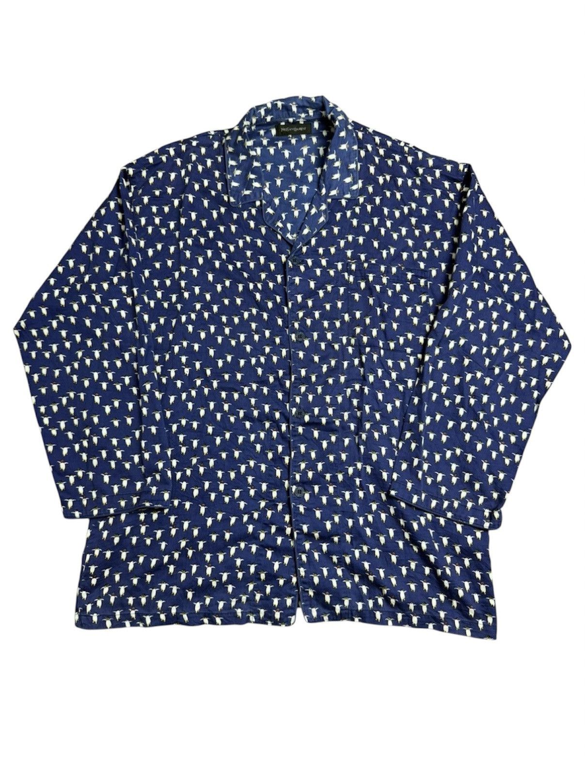Yves Saint Laurent Yves saint laurend full print shirt Size US XL / EU 56 / 4 - 1 Thumbnail