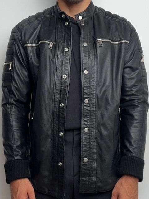 Balmain Leather Overshirt
