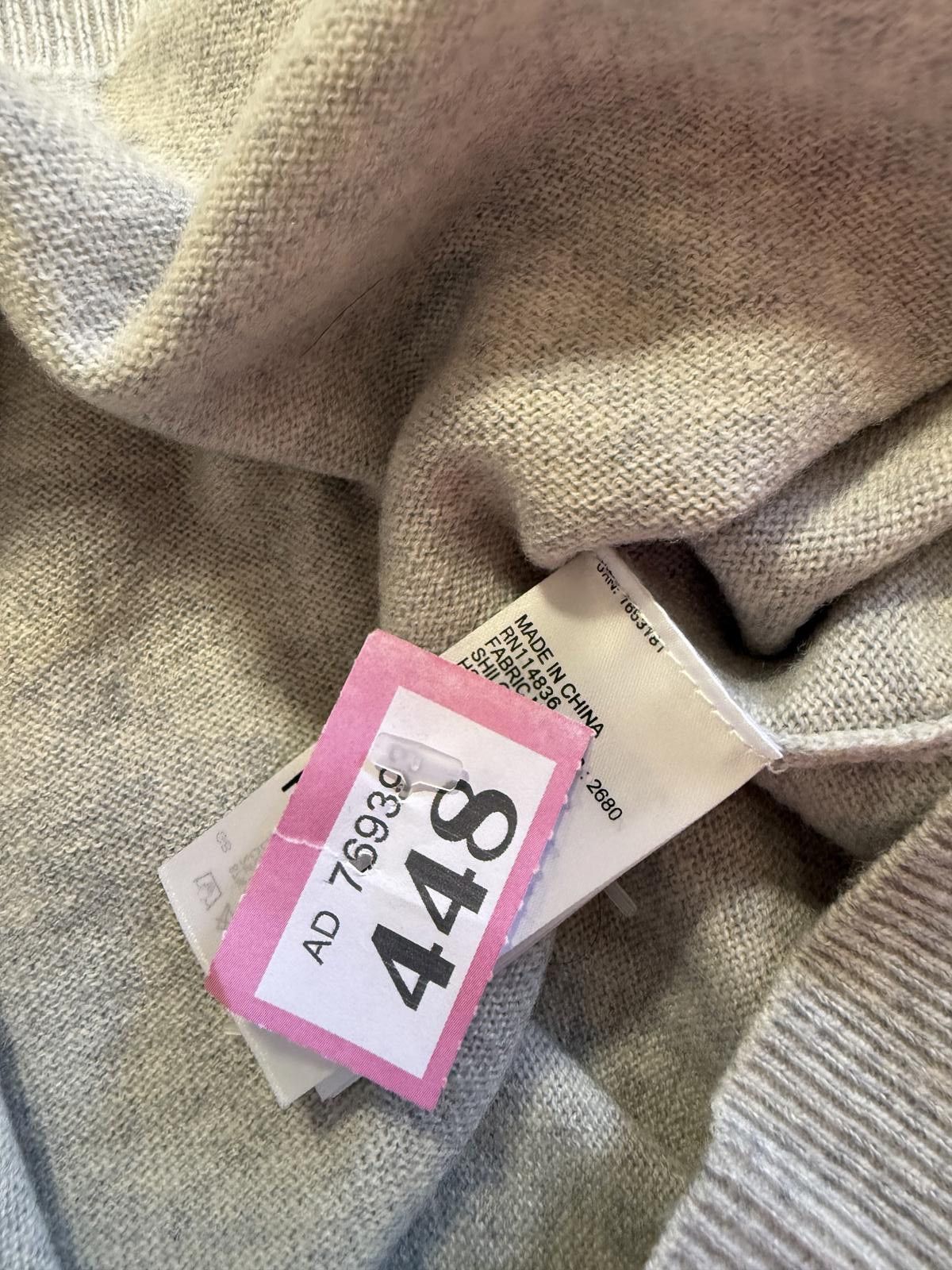 Reiss Reiss Soft Grey Short Sleeve Top - Size S Size XS / US 0-2 / IT 36-38 - 2 Thumbnail
